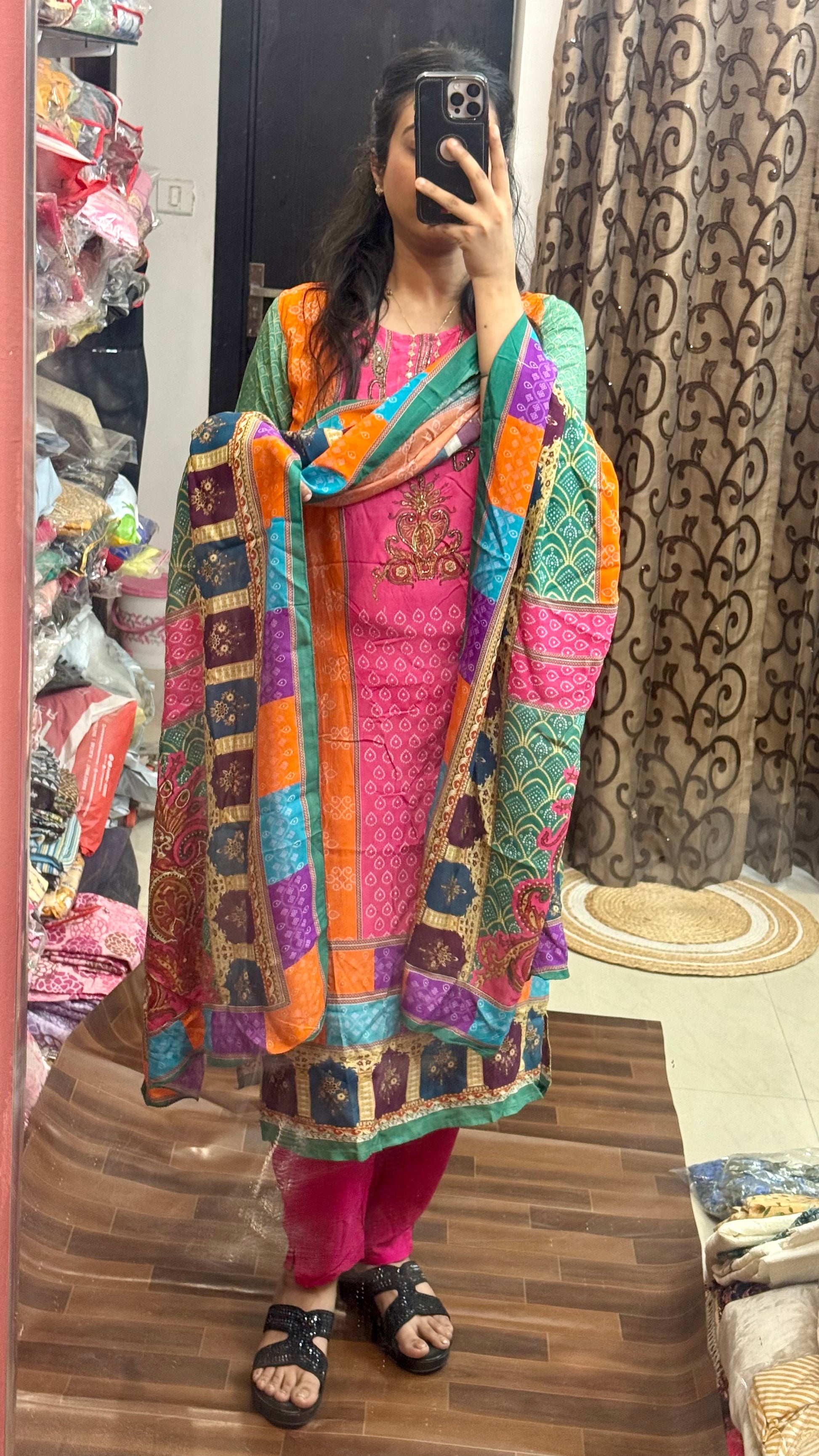 Pure cotton stitched suit