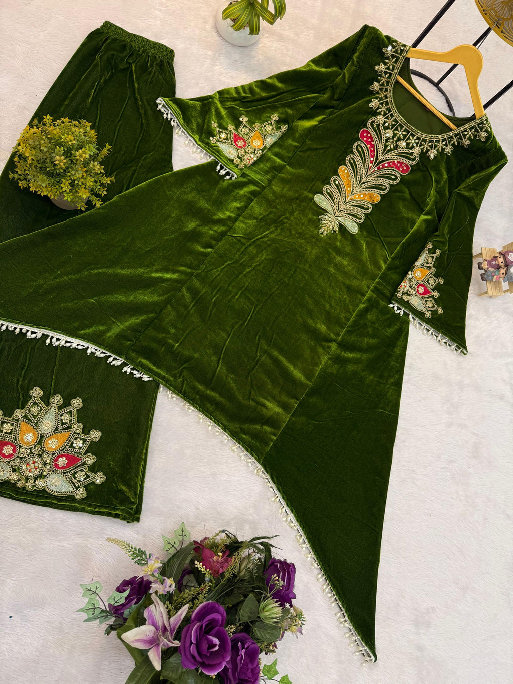 velvet cordset