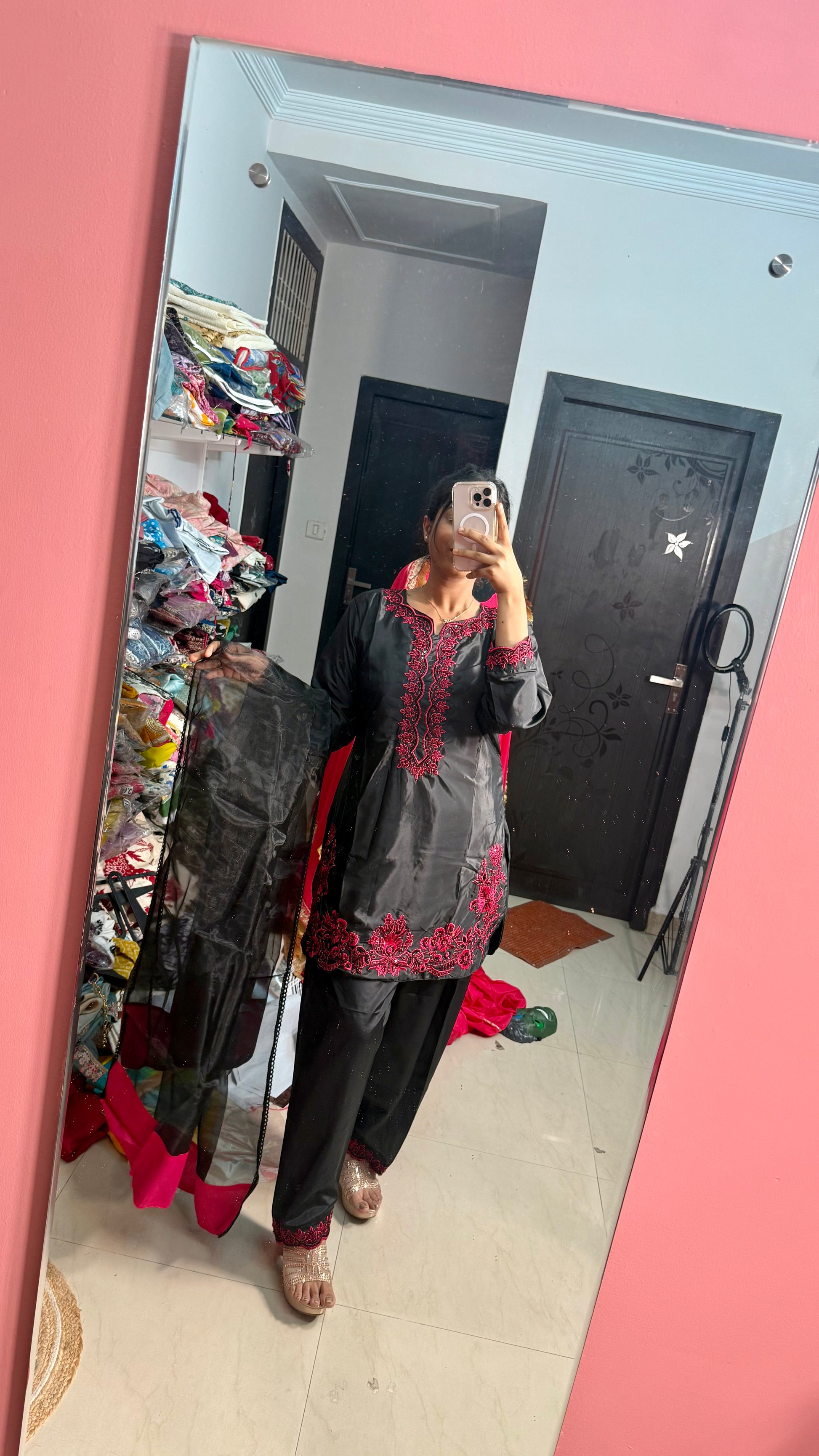 Handwork farshi salwar suit