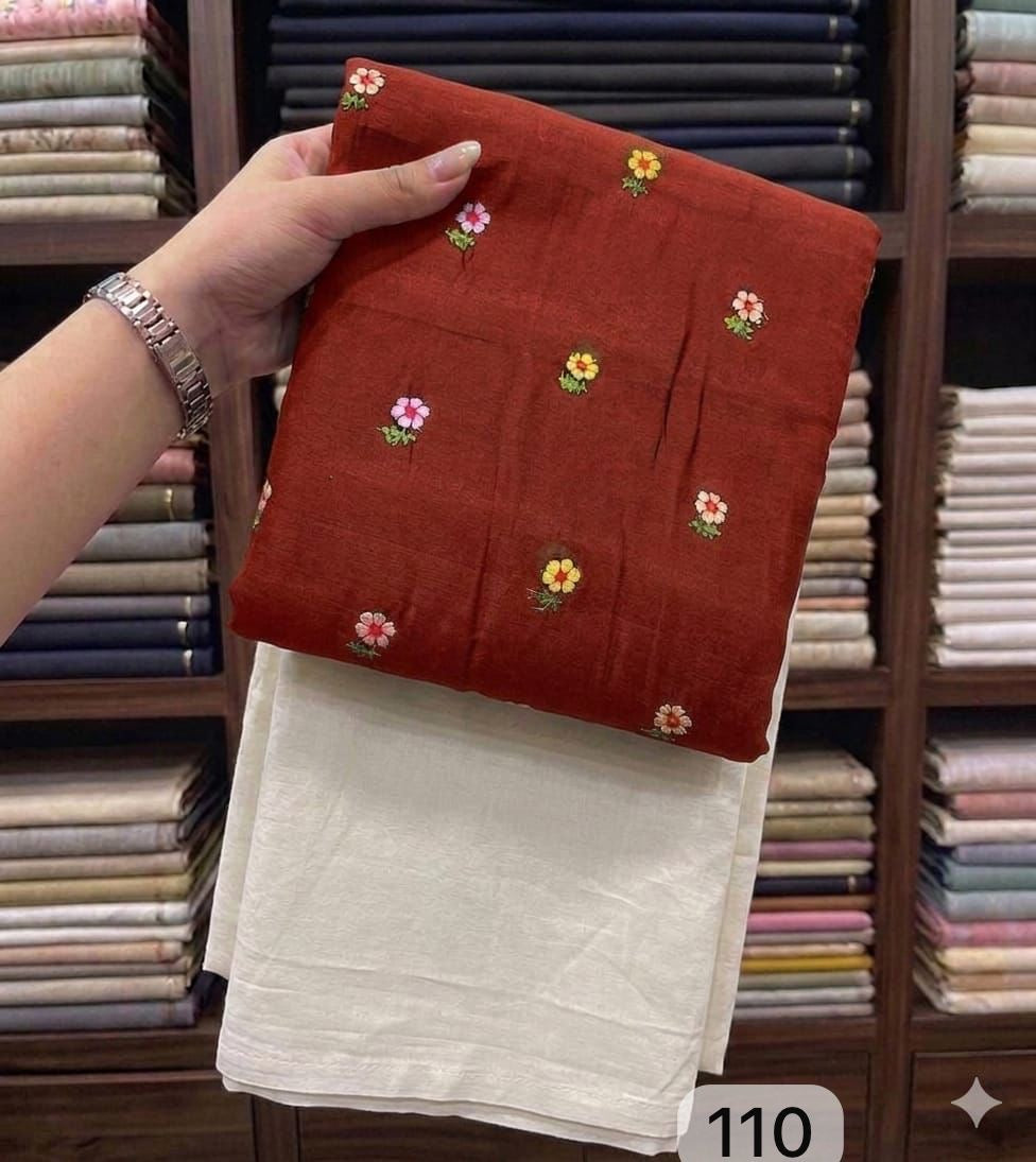 Mul chanderi fabric