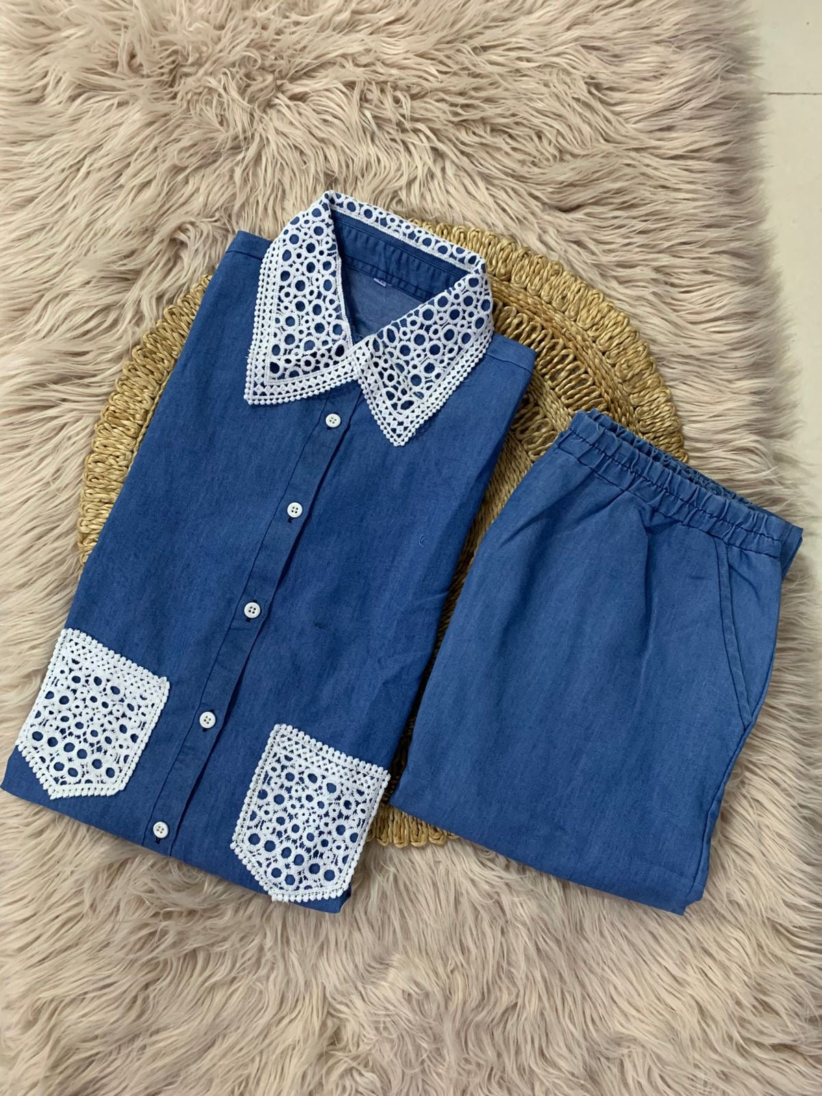 Denim cordset