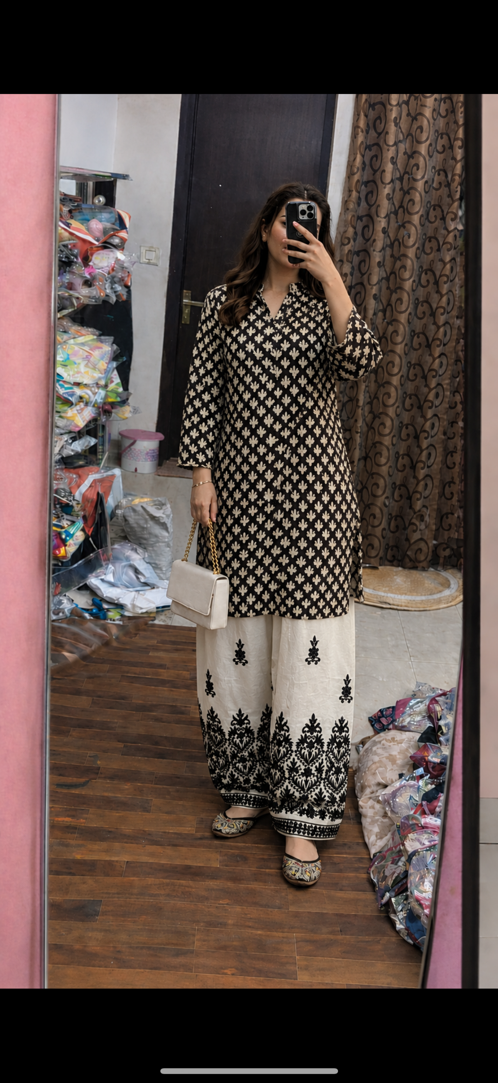 Viral black salwar cordsets