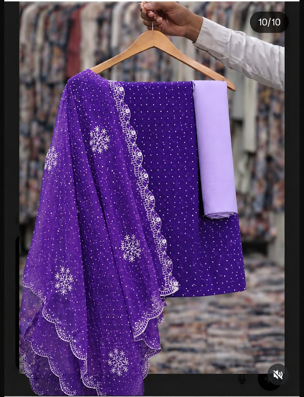 georgette suit