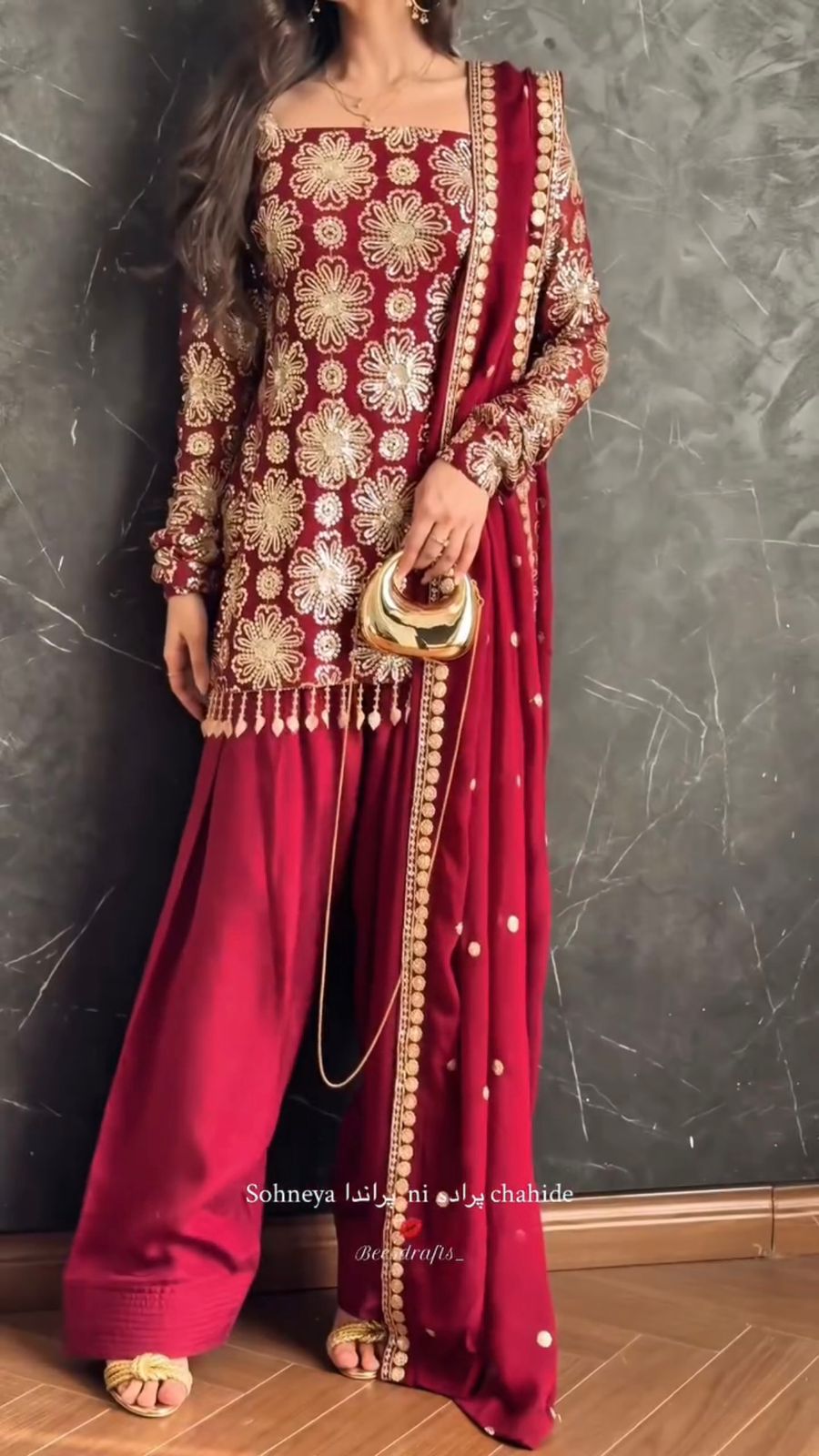 heavy farshi salwar suit