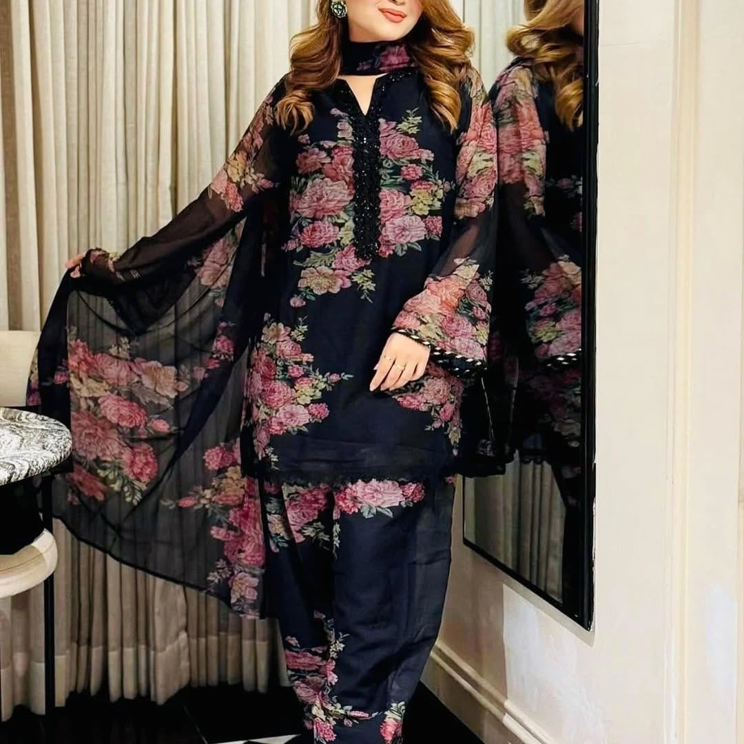 floral farshi suit