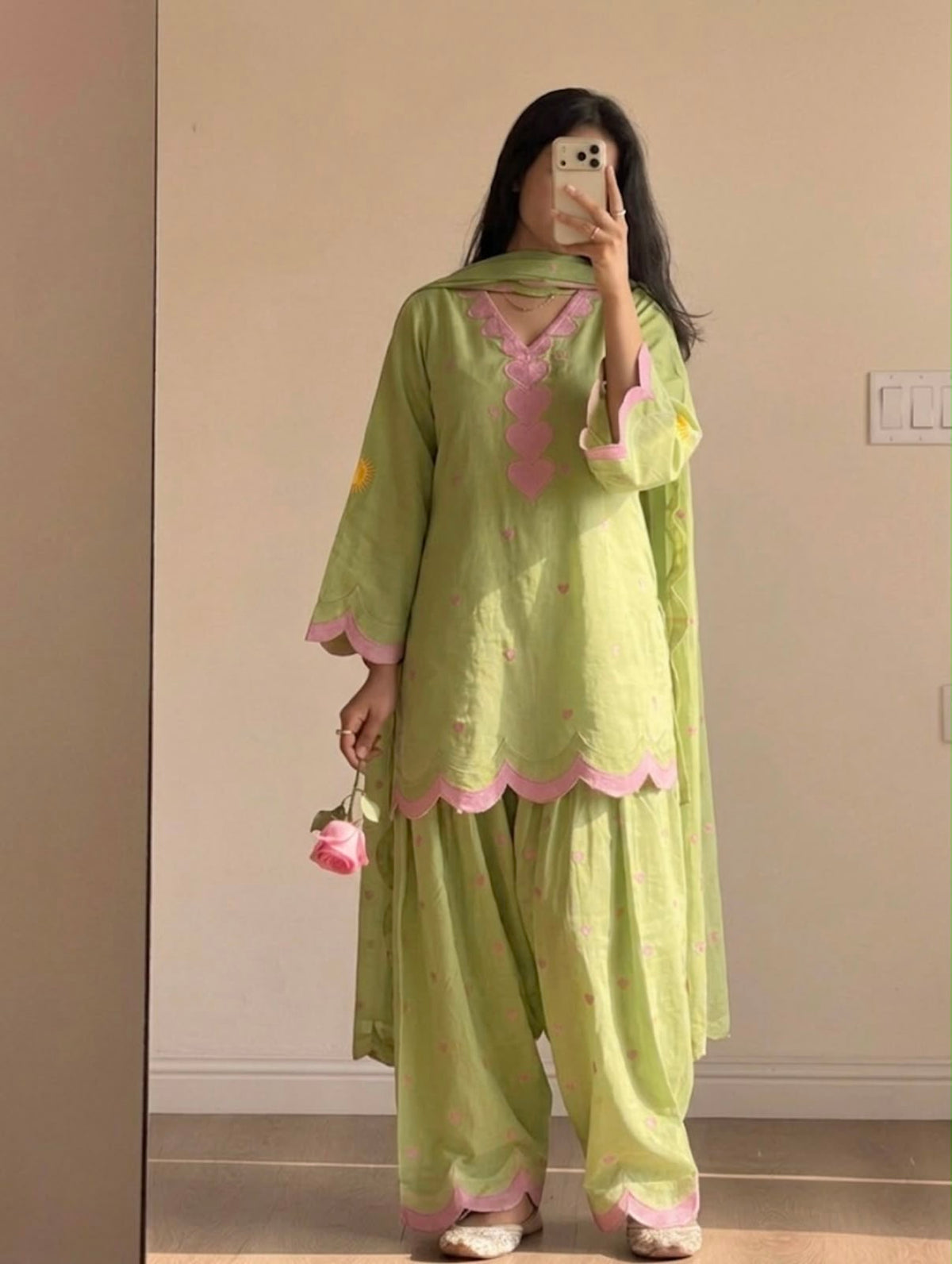 Heart farshi salwar