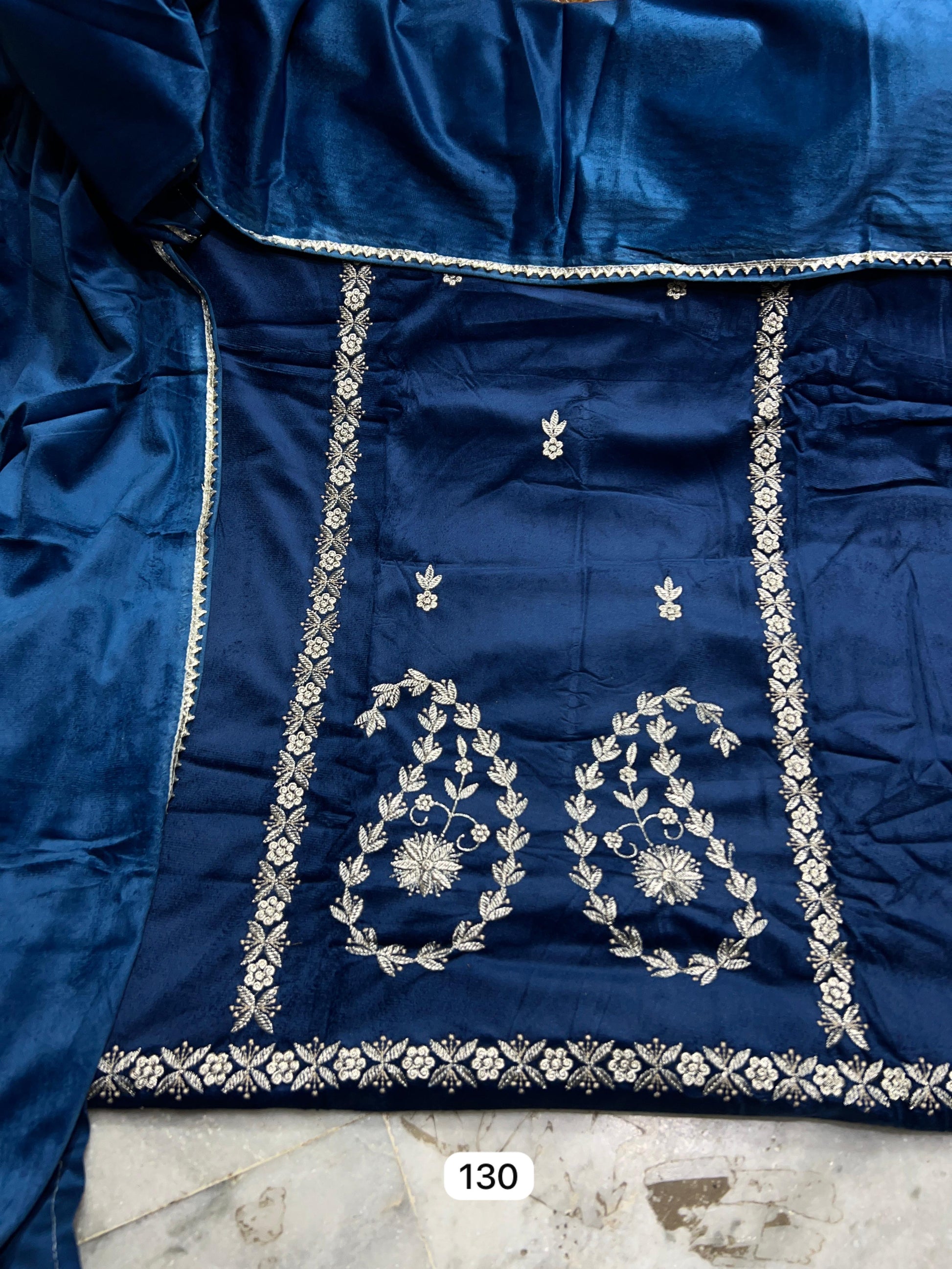 velvet unstitched suit code130