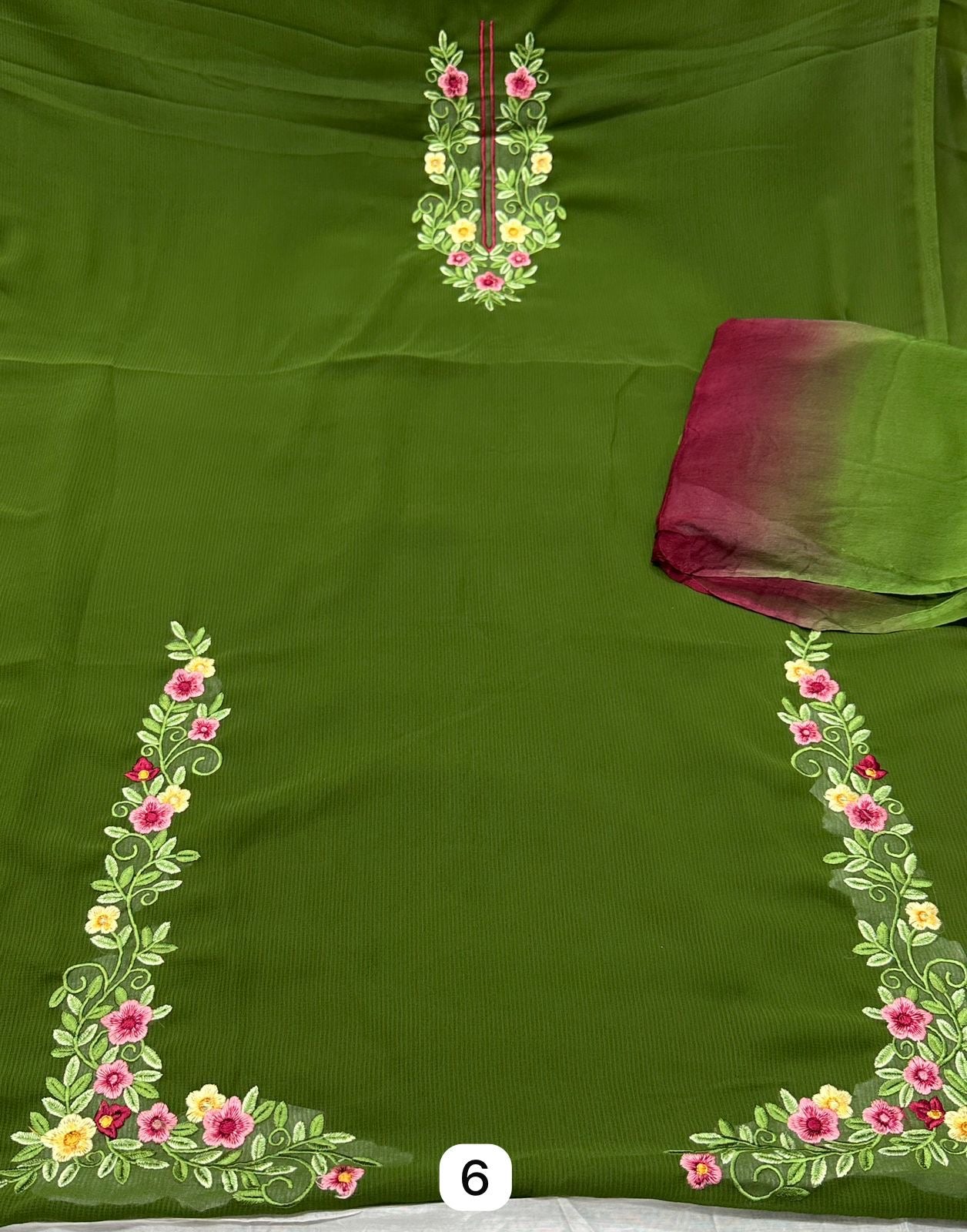 Georgette kadayi suit