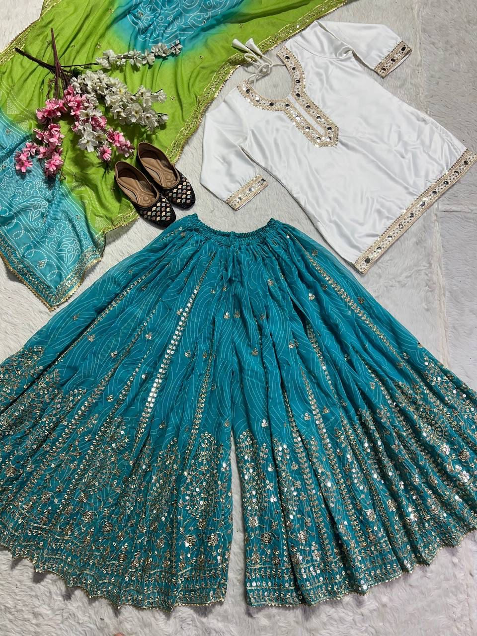 sharara suit