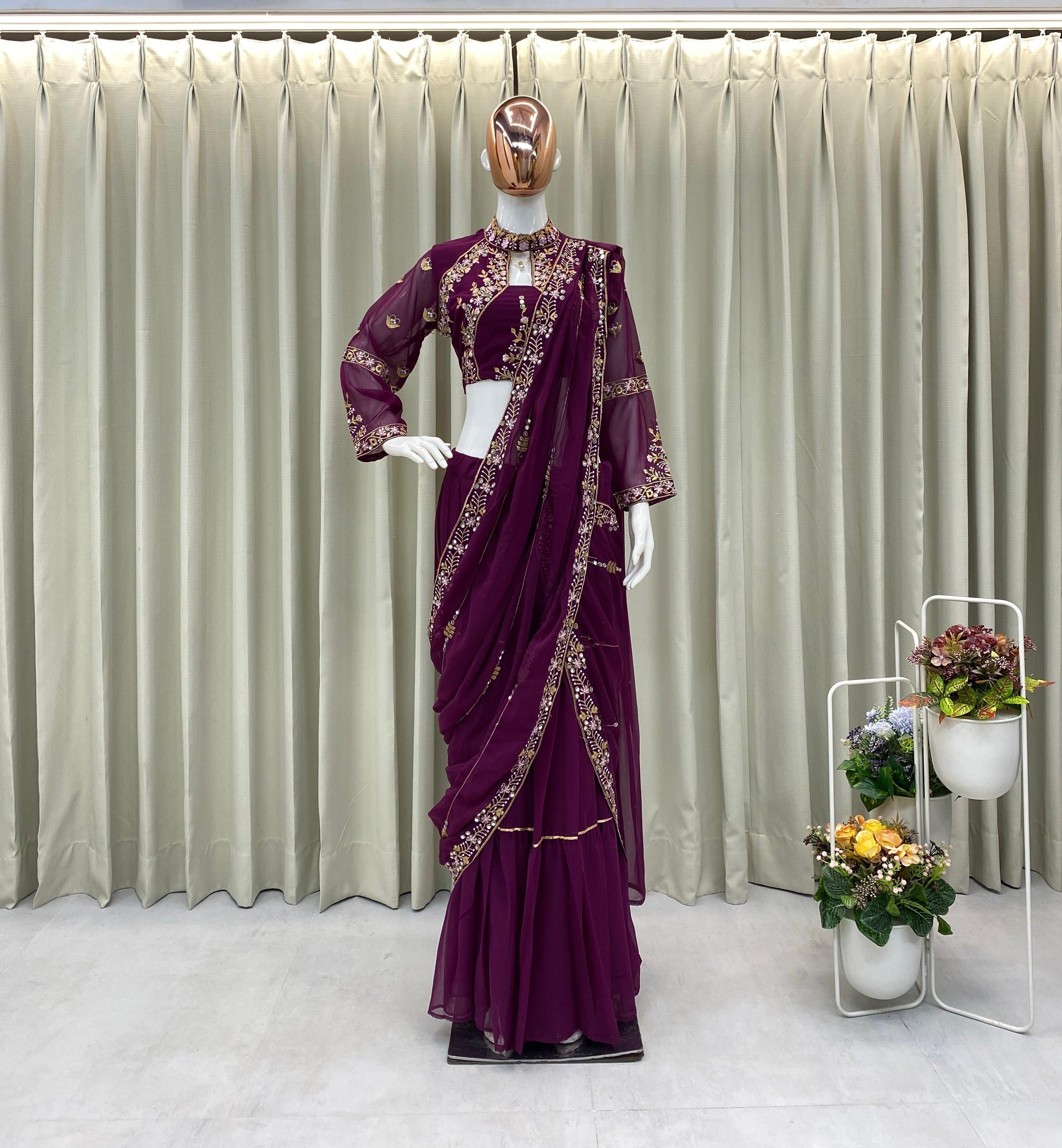 Ready to wear sareee