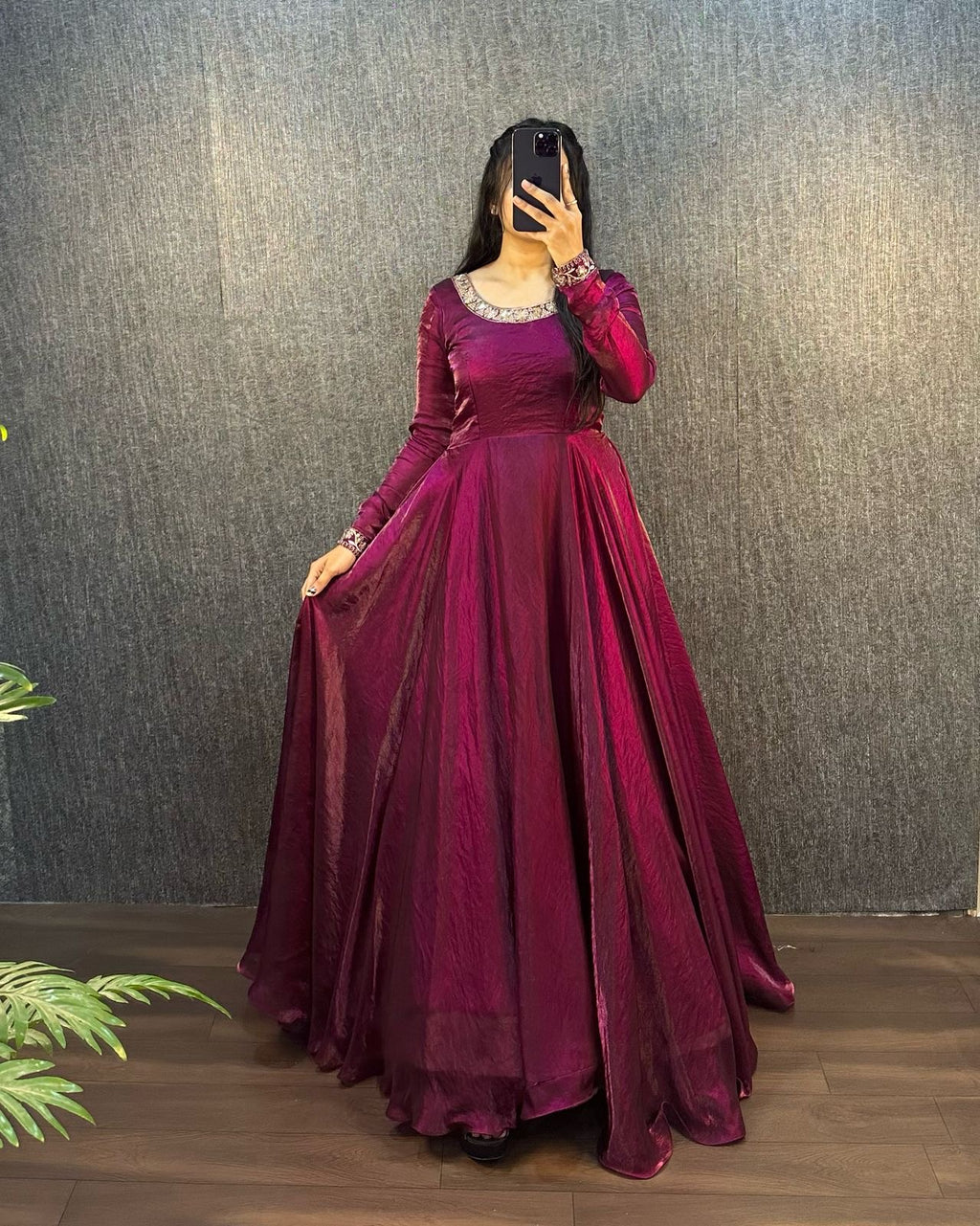 Fendy silk Gown