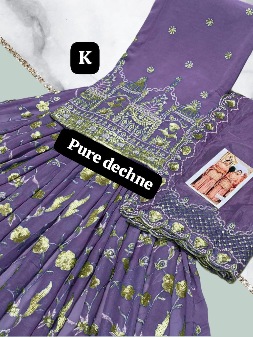 handwork sharara suit