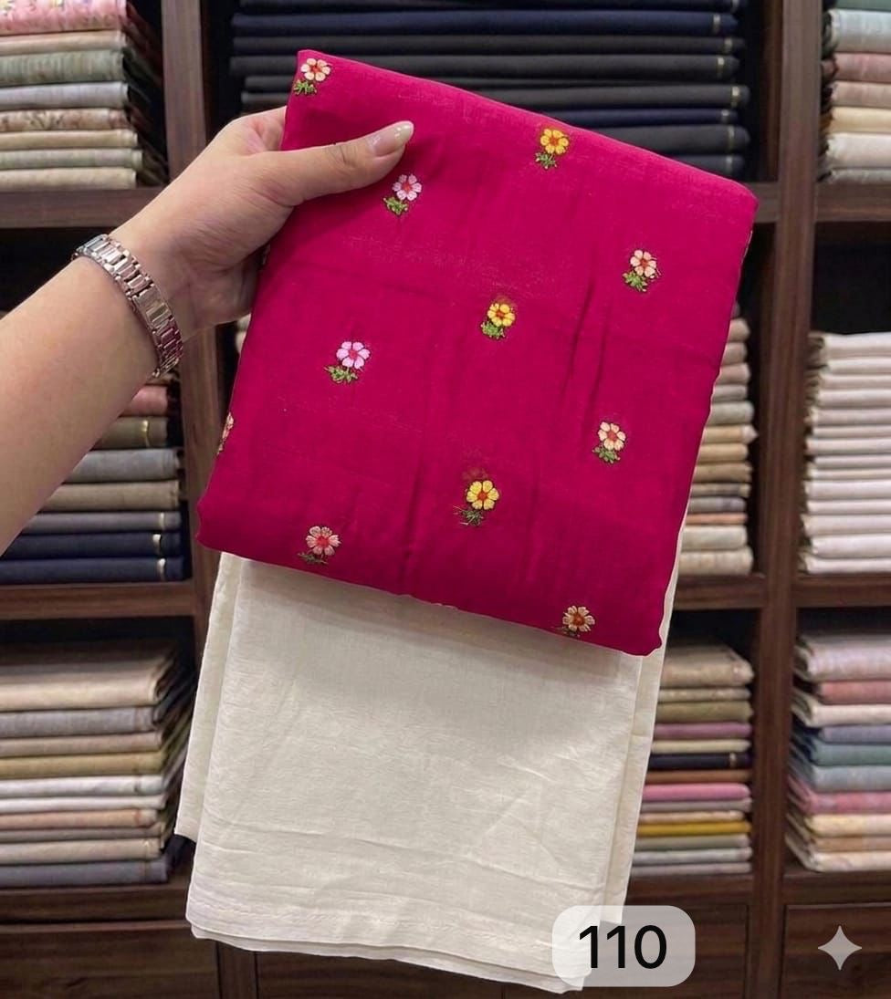 Mul chanderi fabric