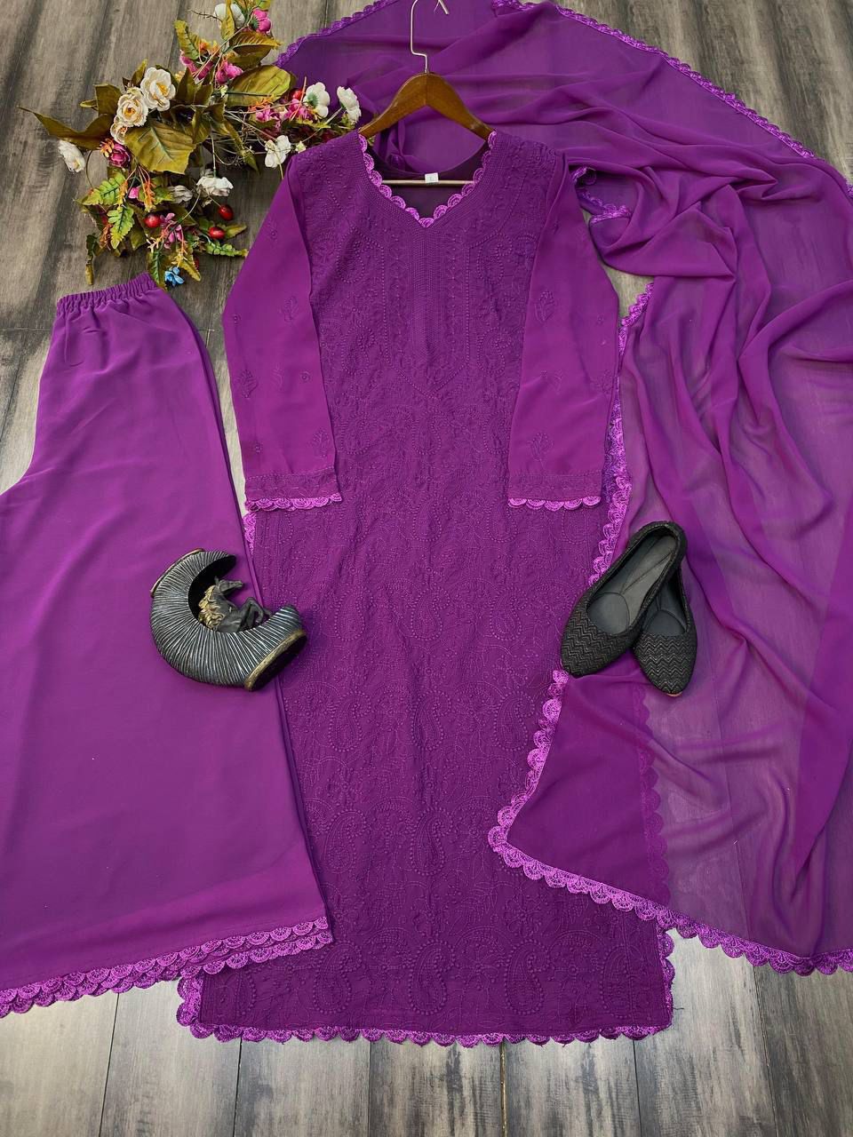 Chikankari suits