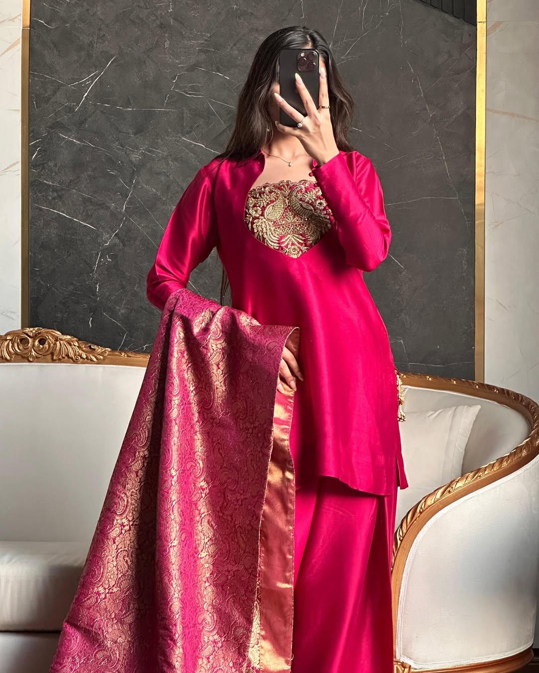 Farshi salwar in red❤️