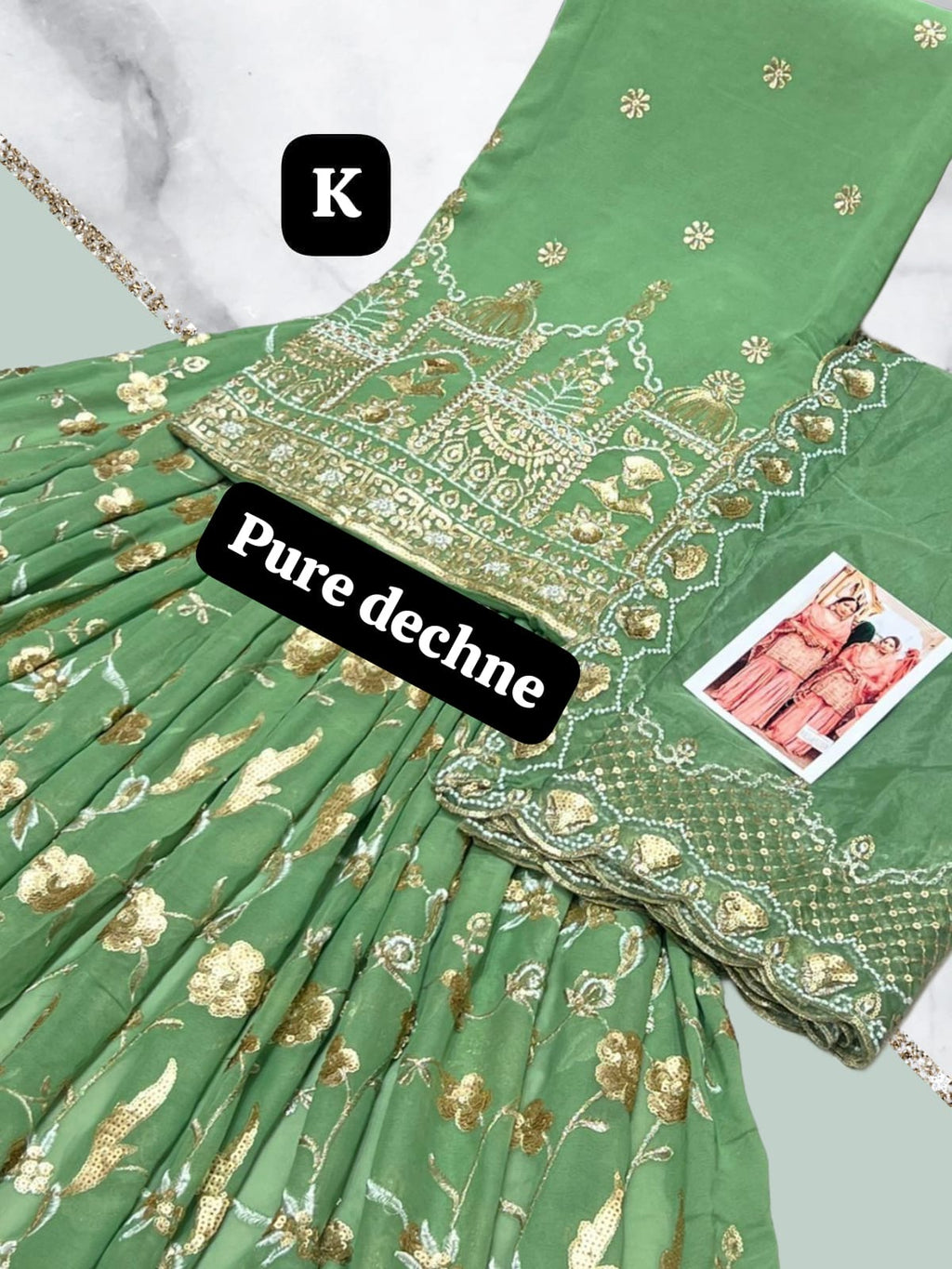 handwork sharara suit