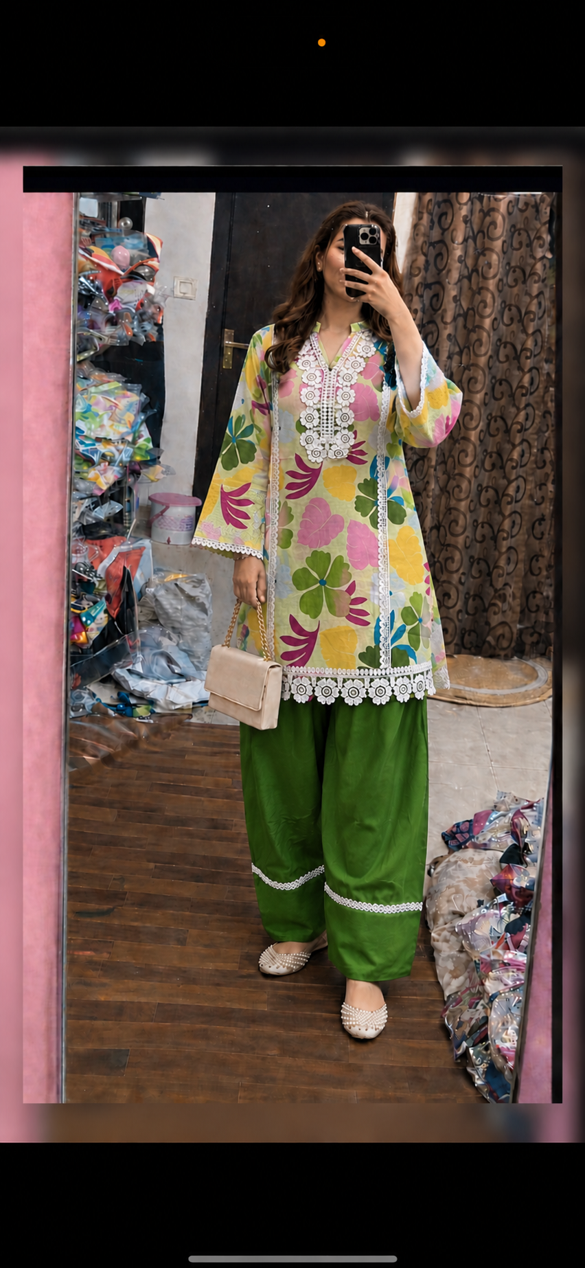 Pakistani farshi salwar cordset