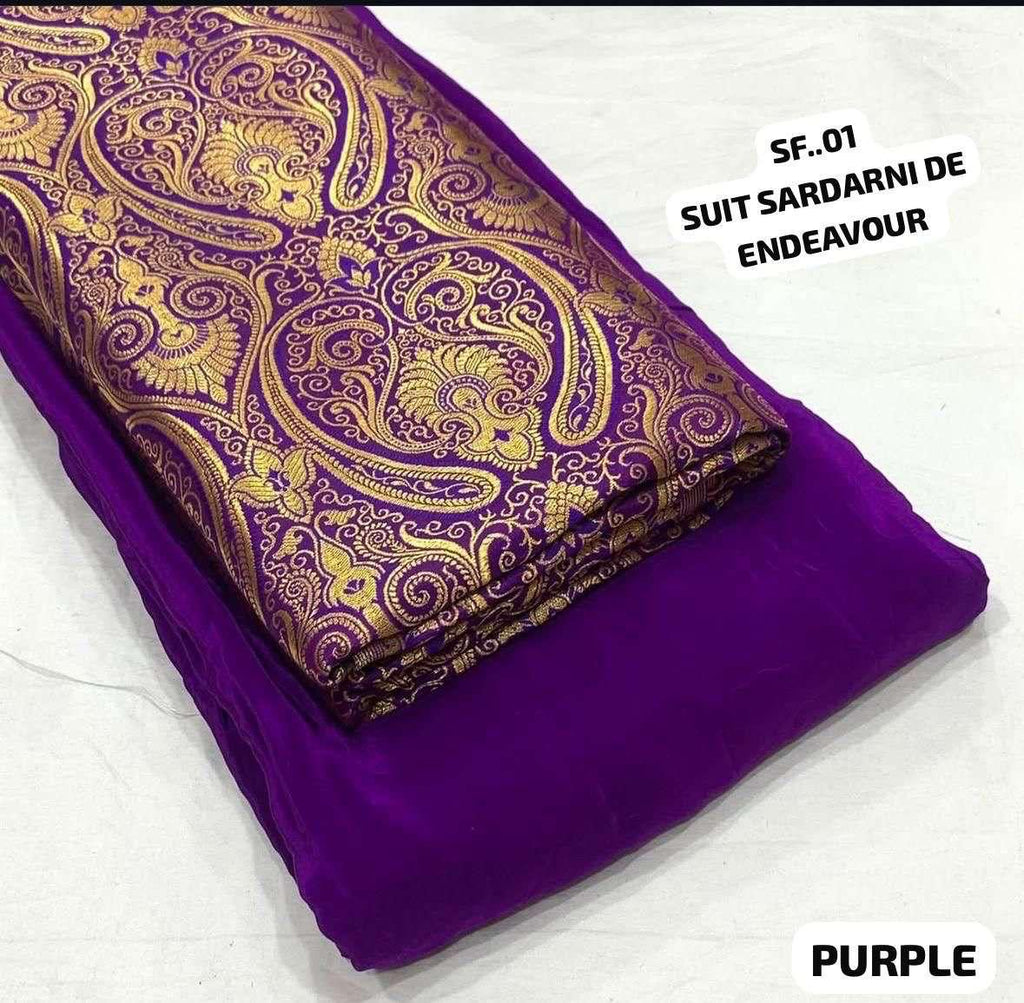 Kheenkhab Banarsi brocade