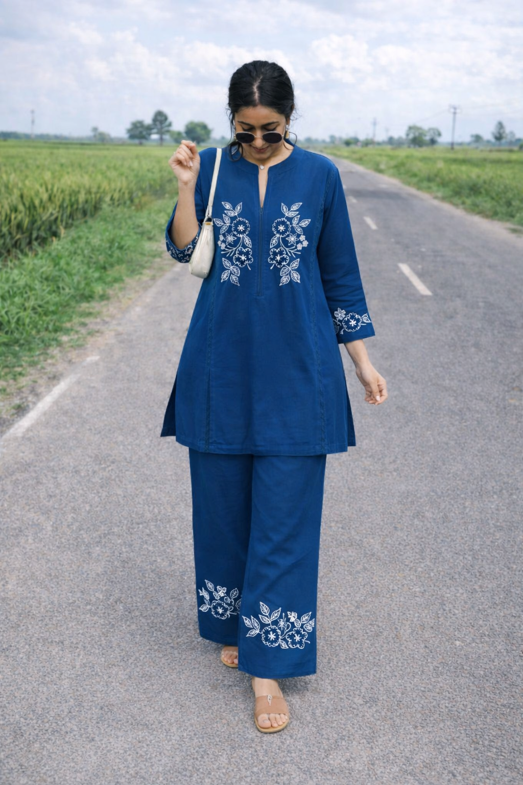 Designer cotton cordset