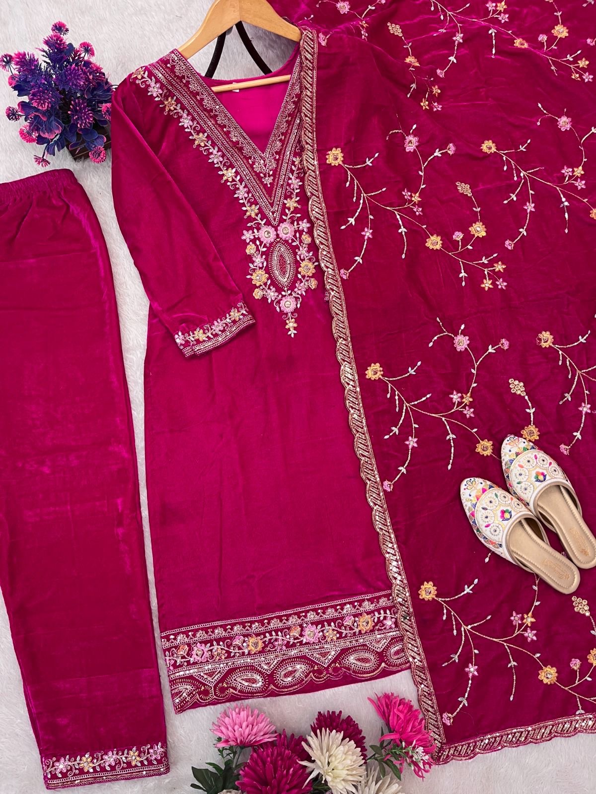 velvet suit
