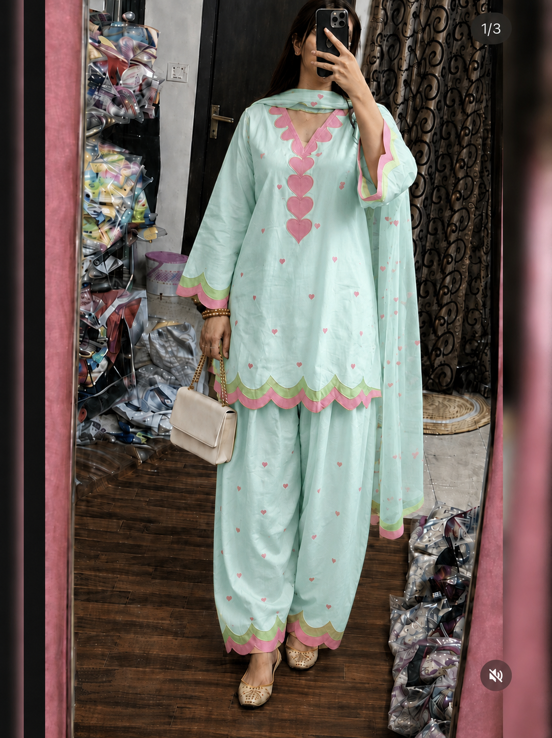 Heart farshi salwar