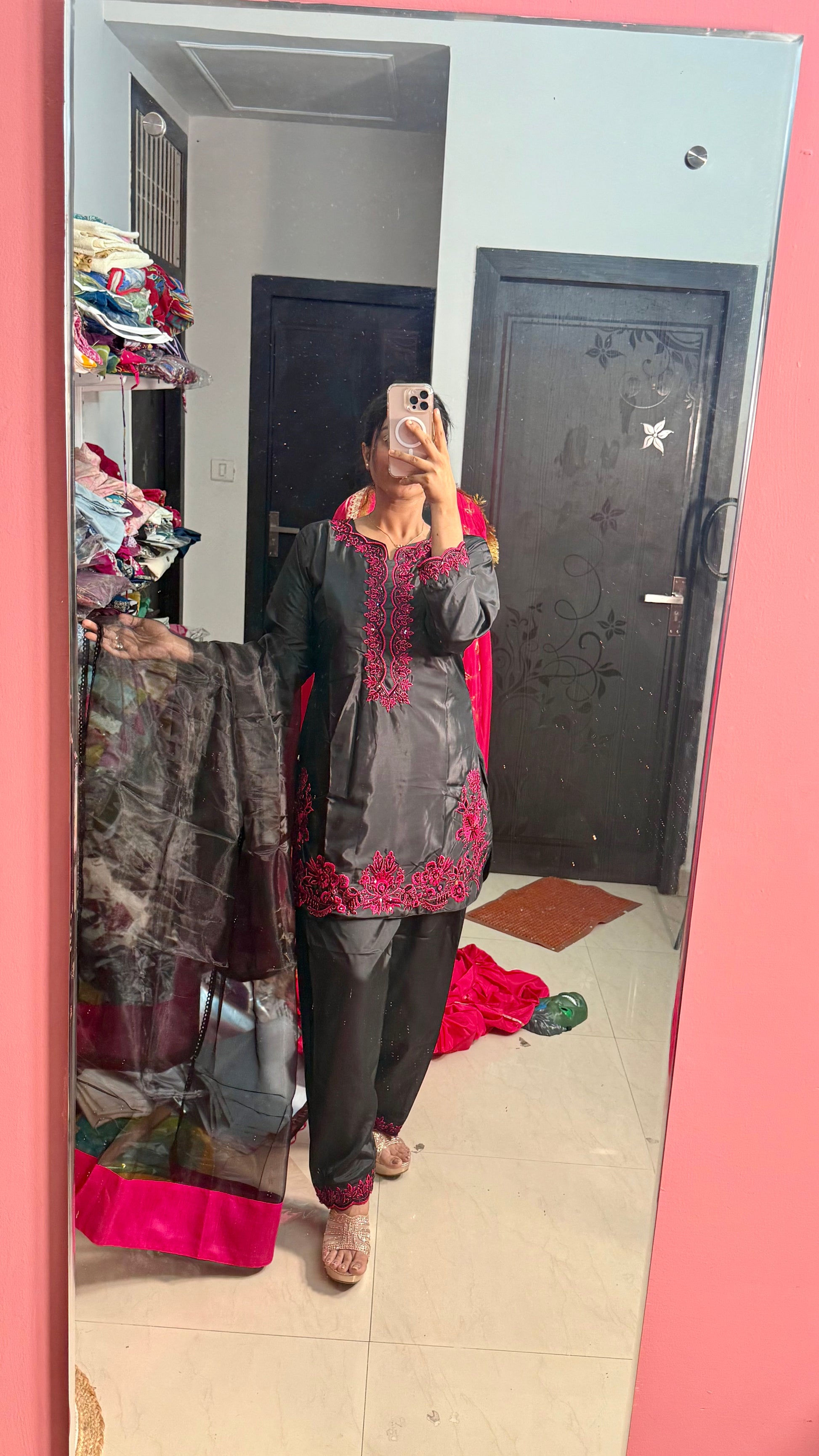 Handwork farshi salwar suit
