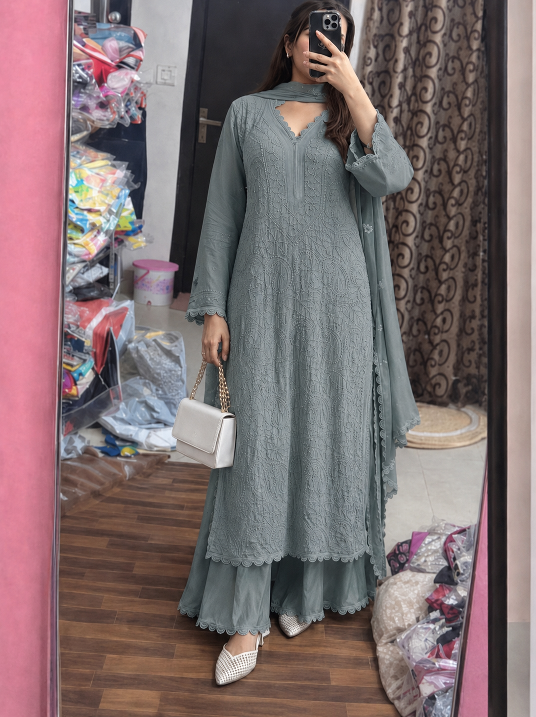 chikankari suits