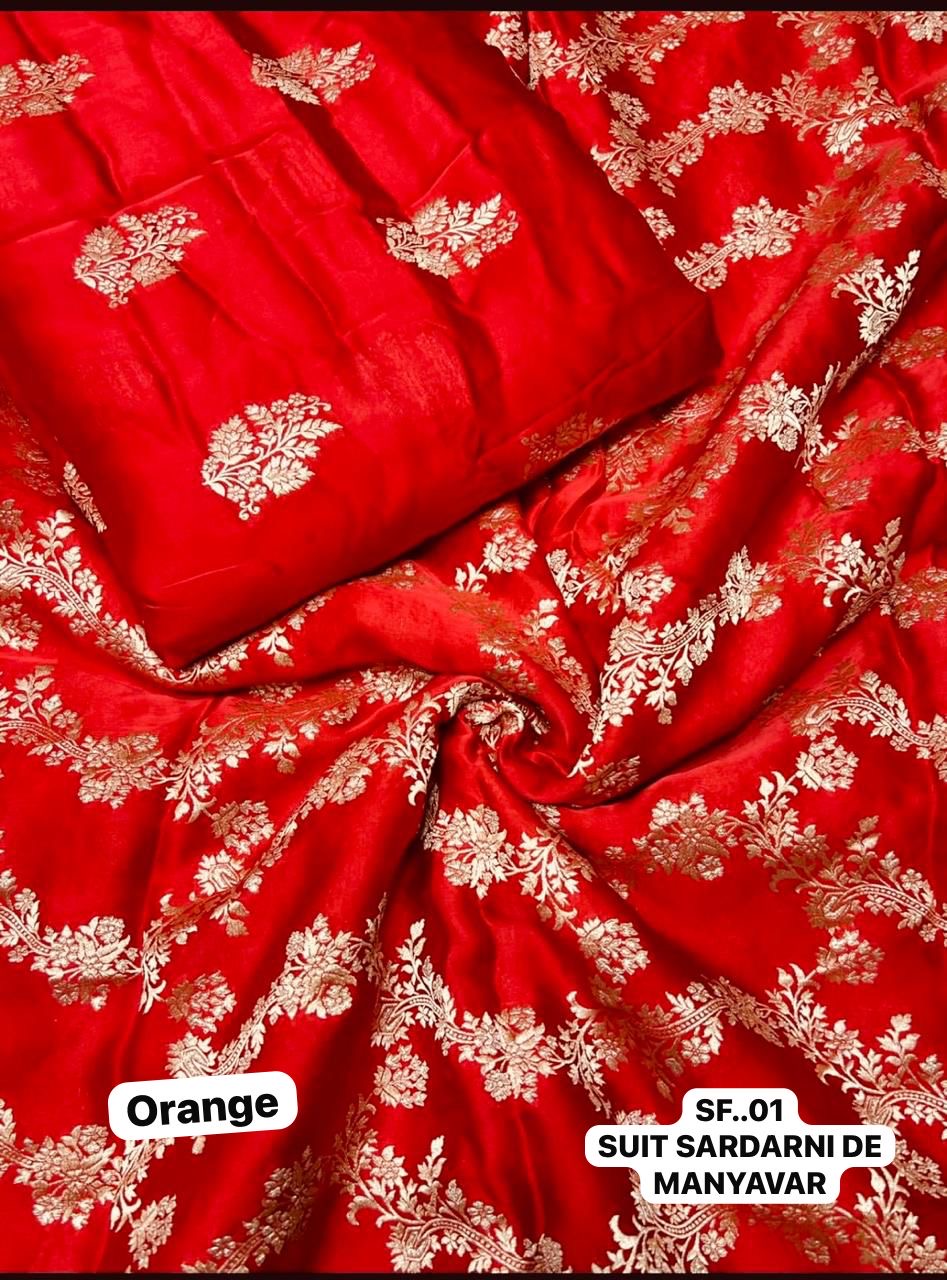 Fabric for lehngas suits