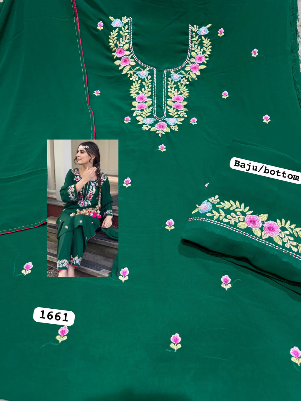 Georgette unstitched suit