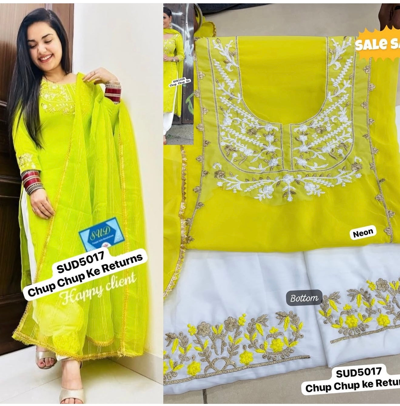 Georgette suit