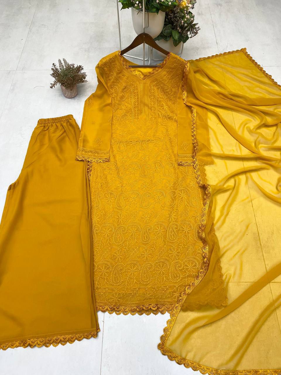 Chikankari suits