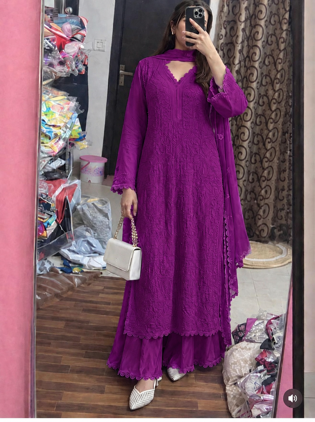 chikankari suits
