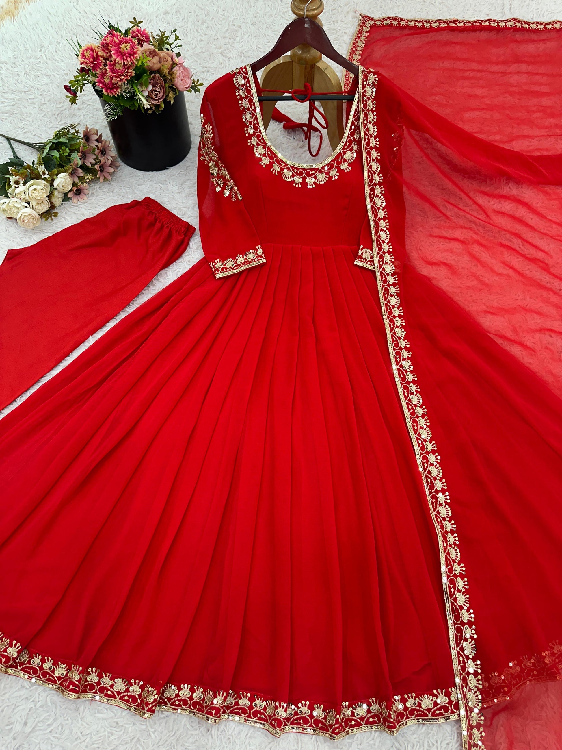 Georgette anarkali