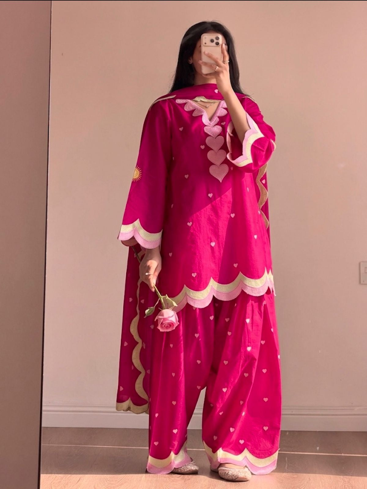 Heart farshi salwar