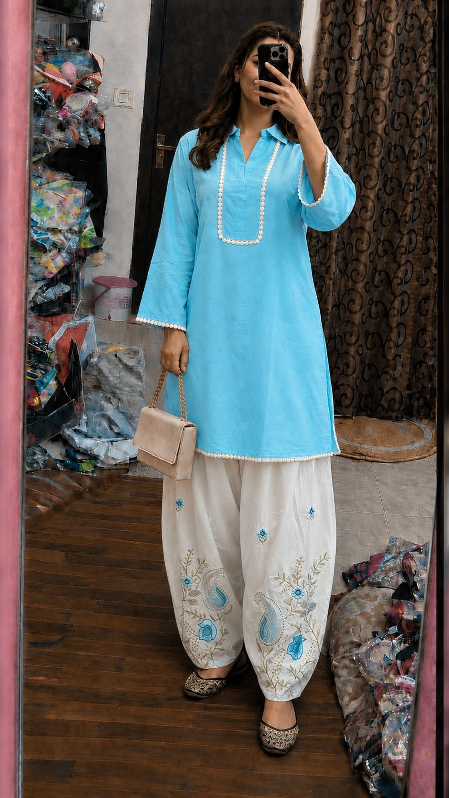New patiala cordset