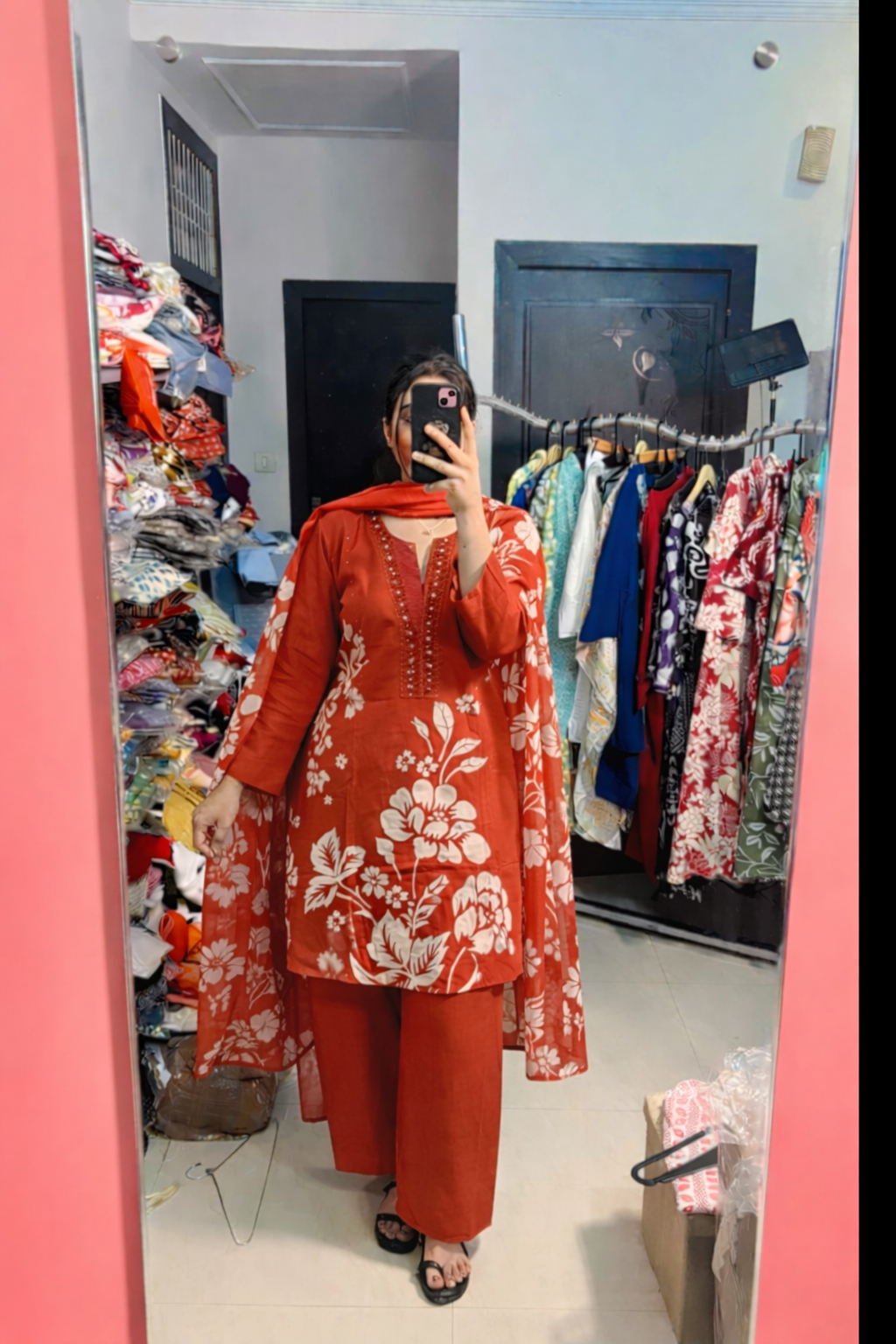 Cotton stitched suit