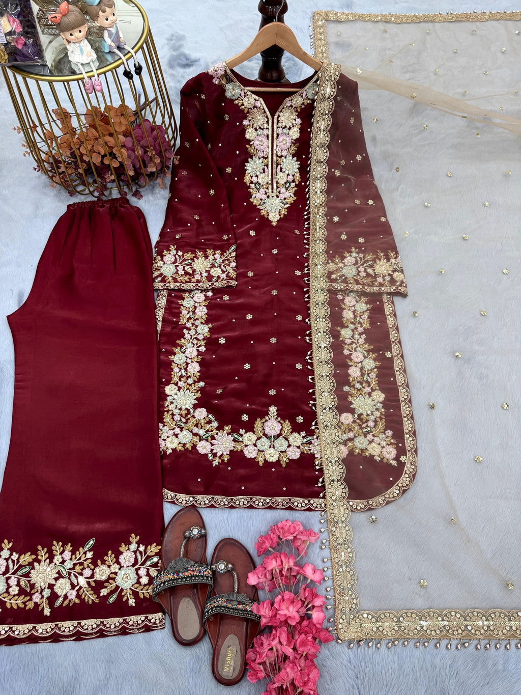 Jimmy choo fabric suit stitched
