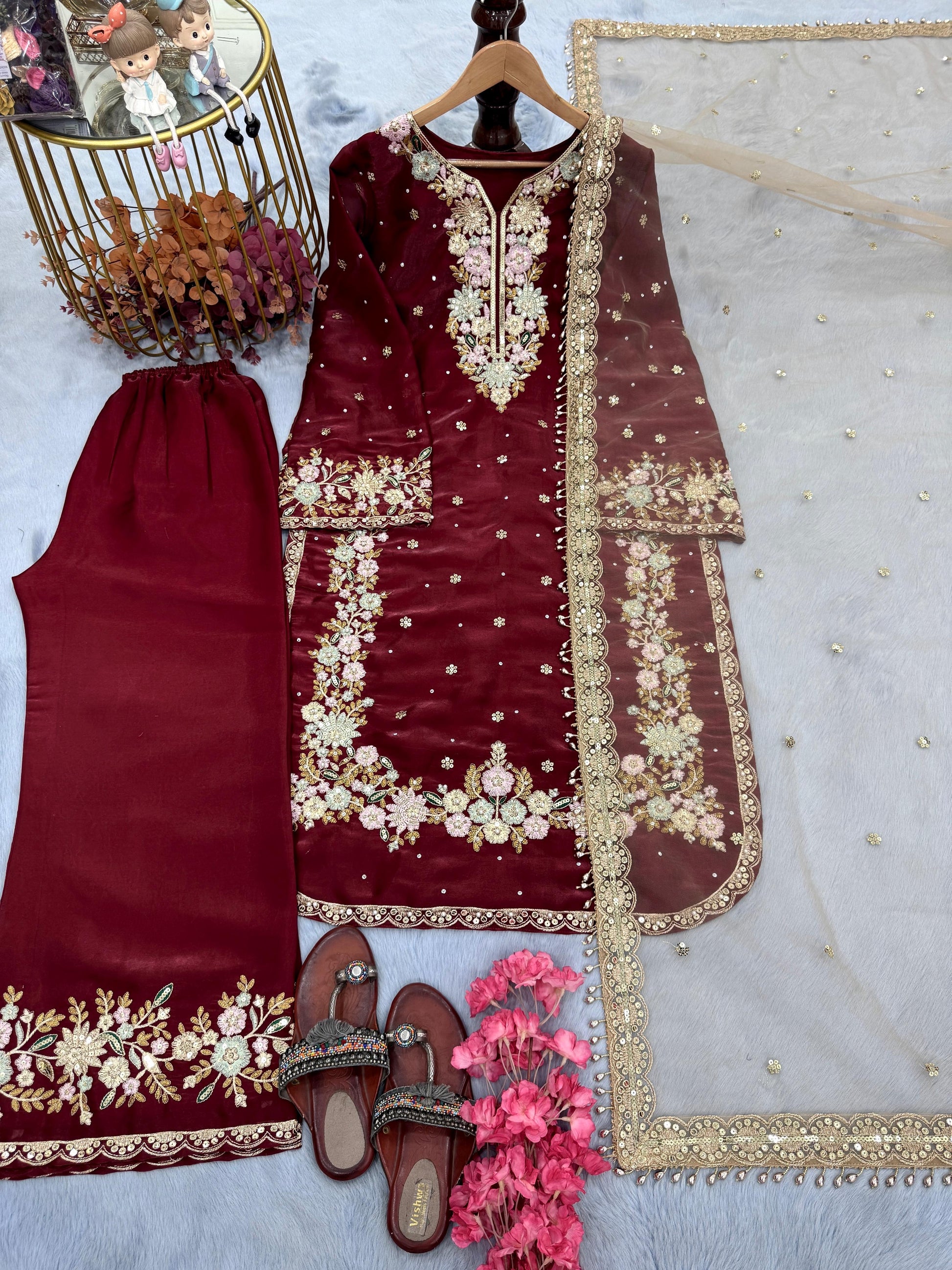Jimmy choo fabric suit stitched