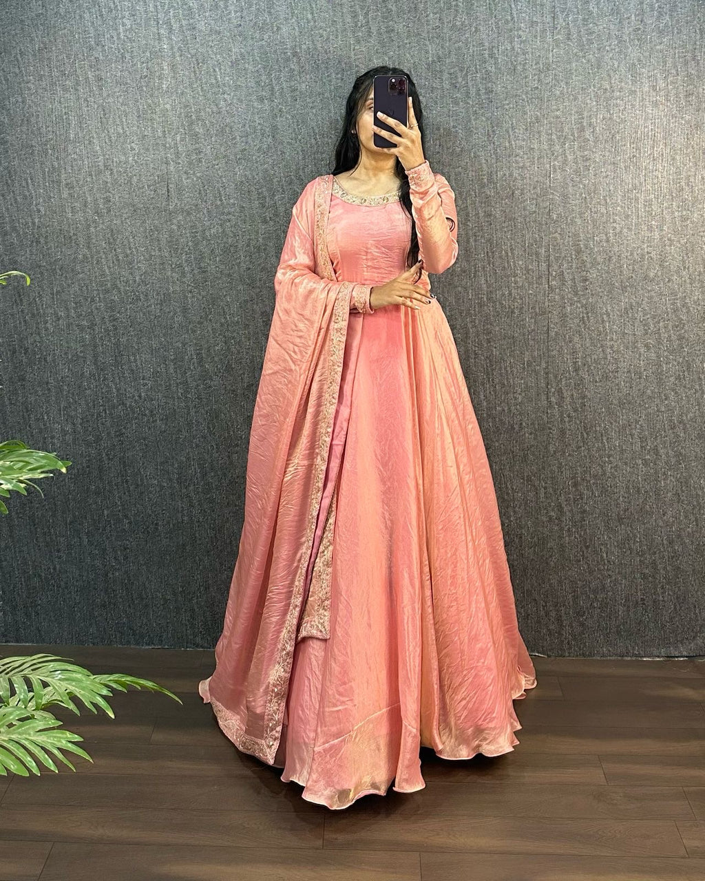 Fendy silk Gown