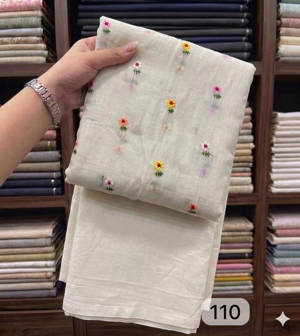 Mul chanderi fabric