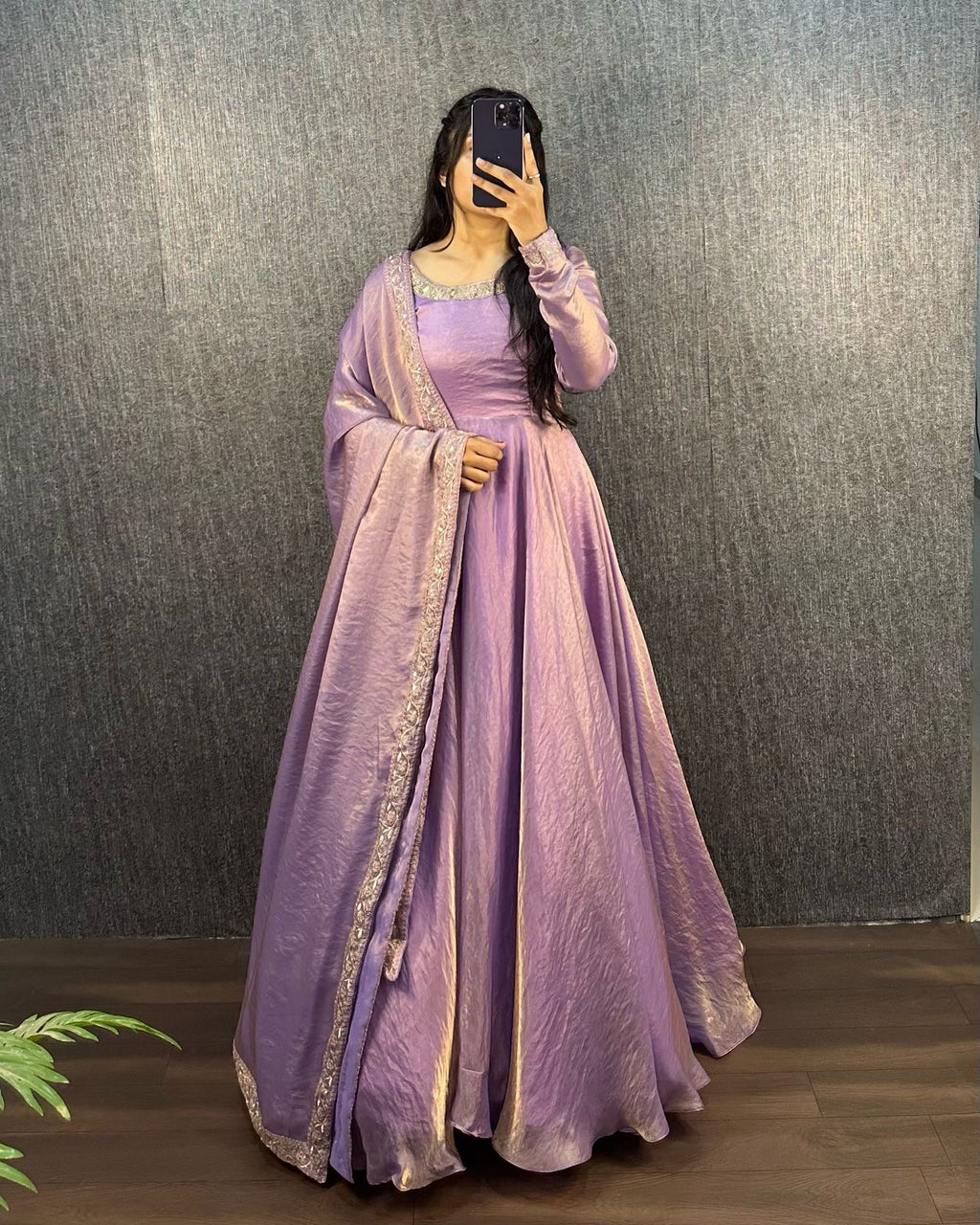 Fendy silk Gown