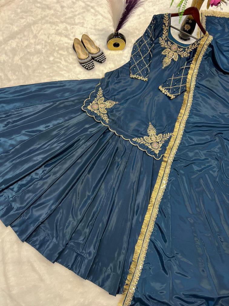 Lehngas with longs shirts