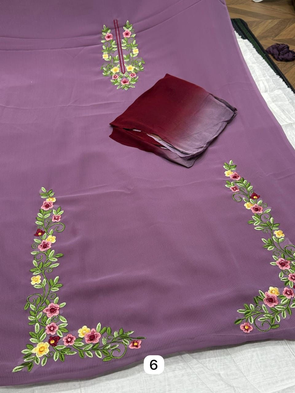 Georgette kadayi suit