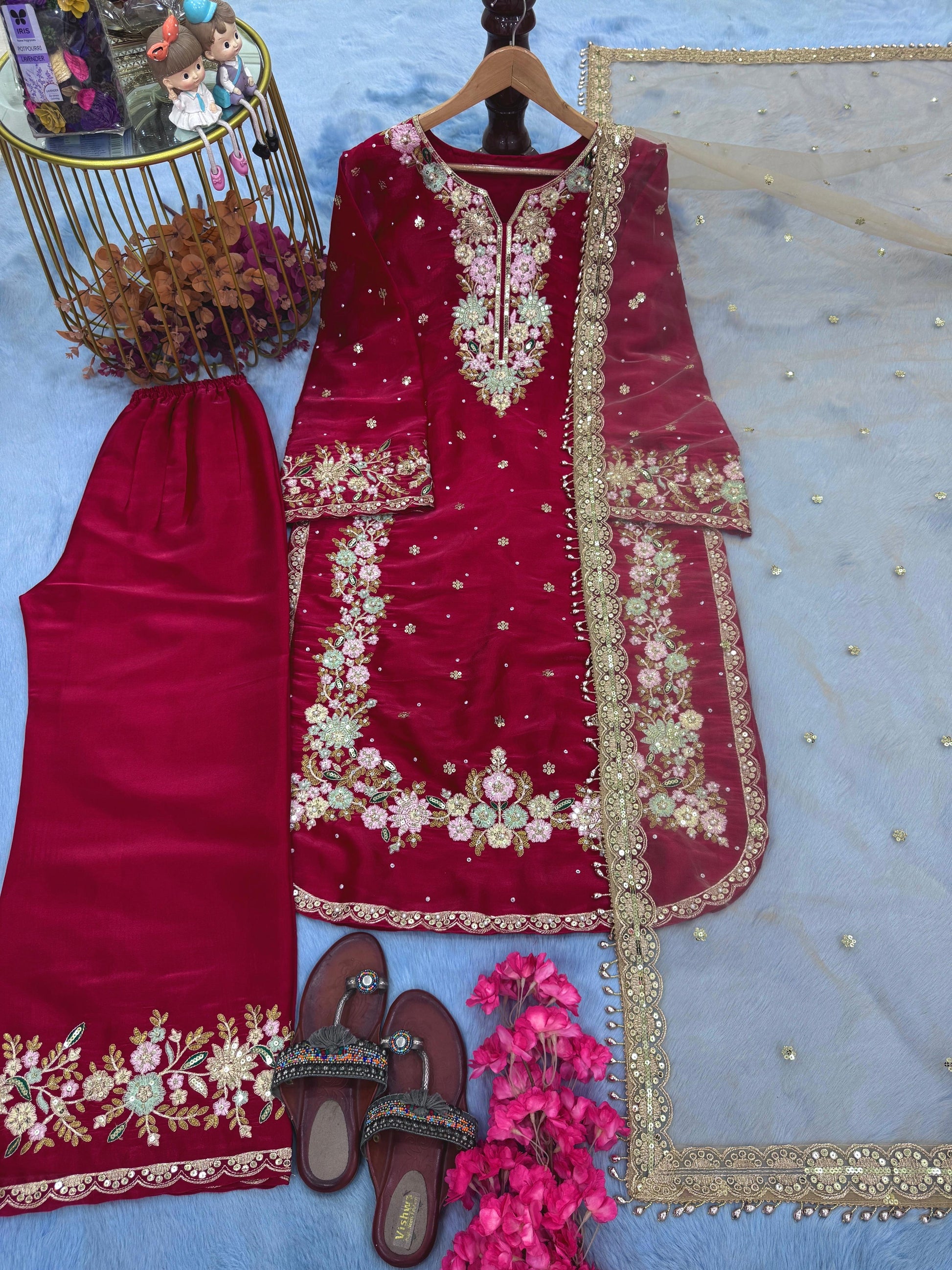 Jimmy choo fabric suit stitched