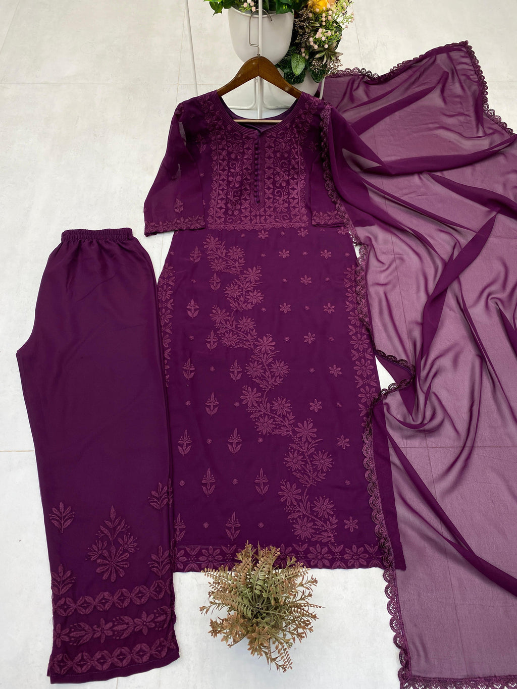 Chikankari suits