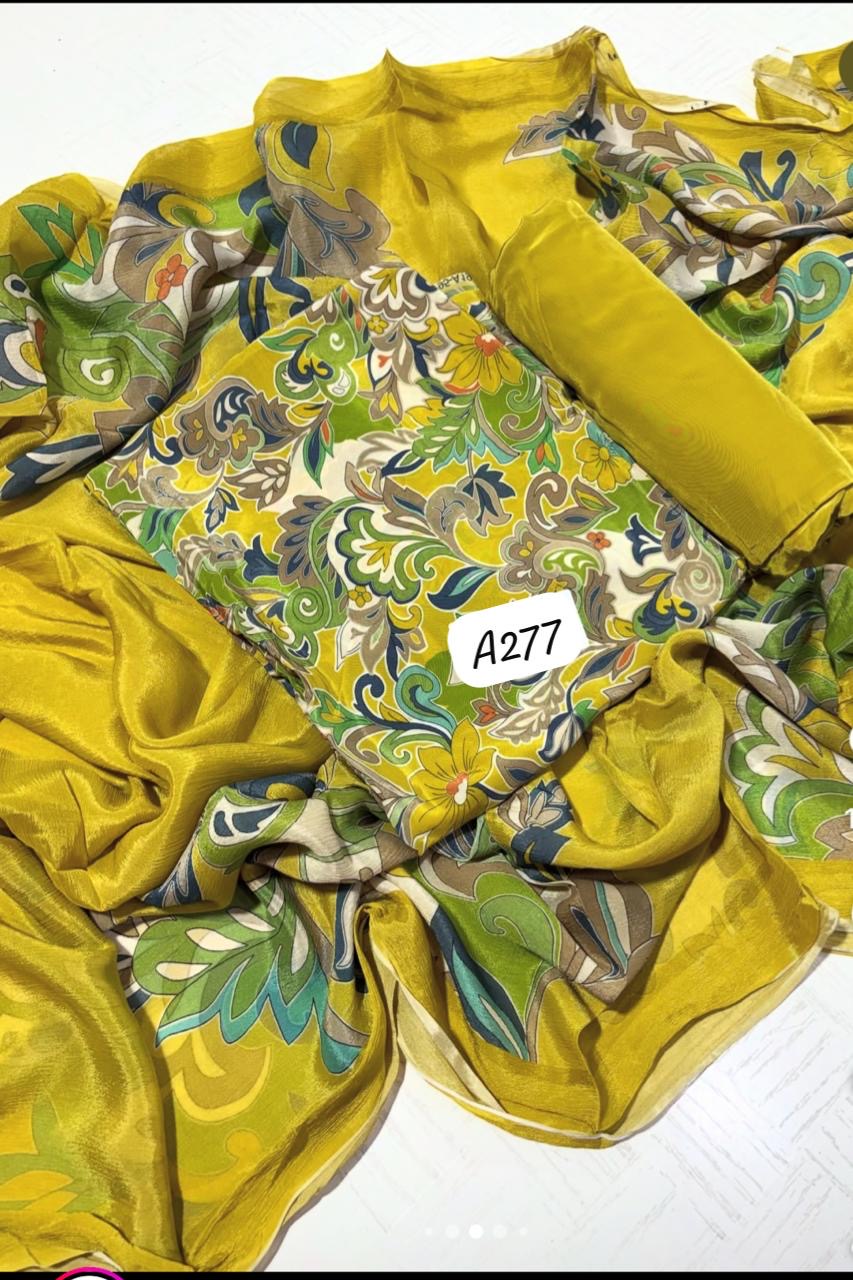 Crepe prints with dupatta