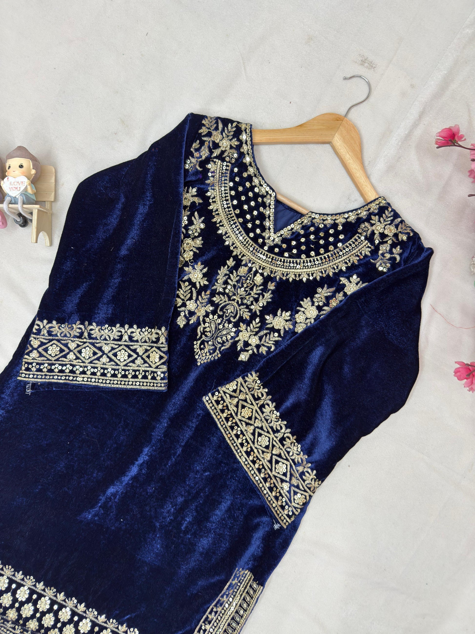 velvet cordset