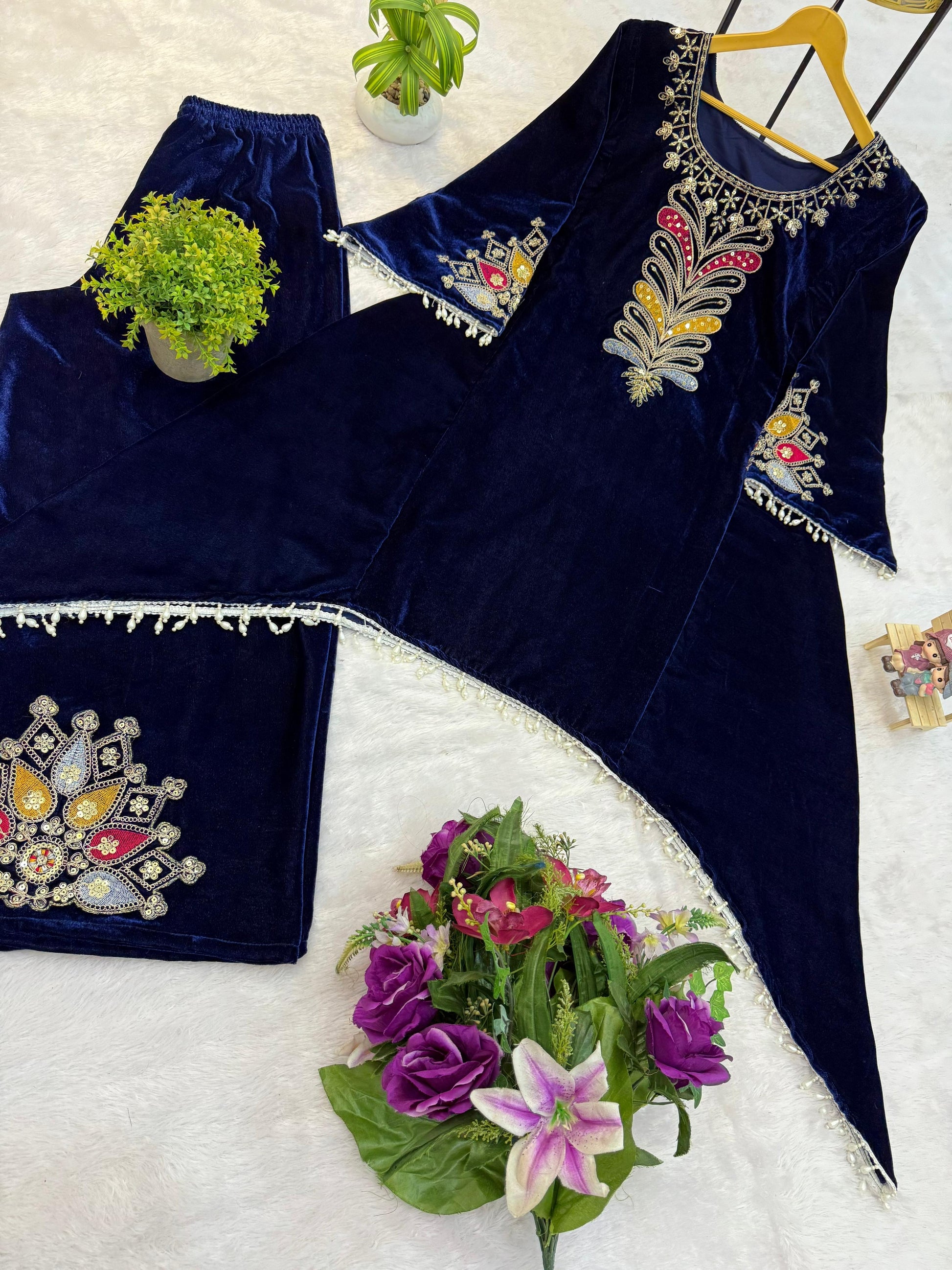 velvet cordset
