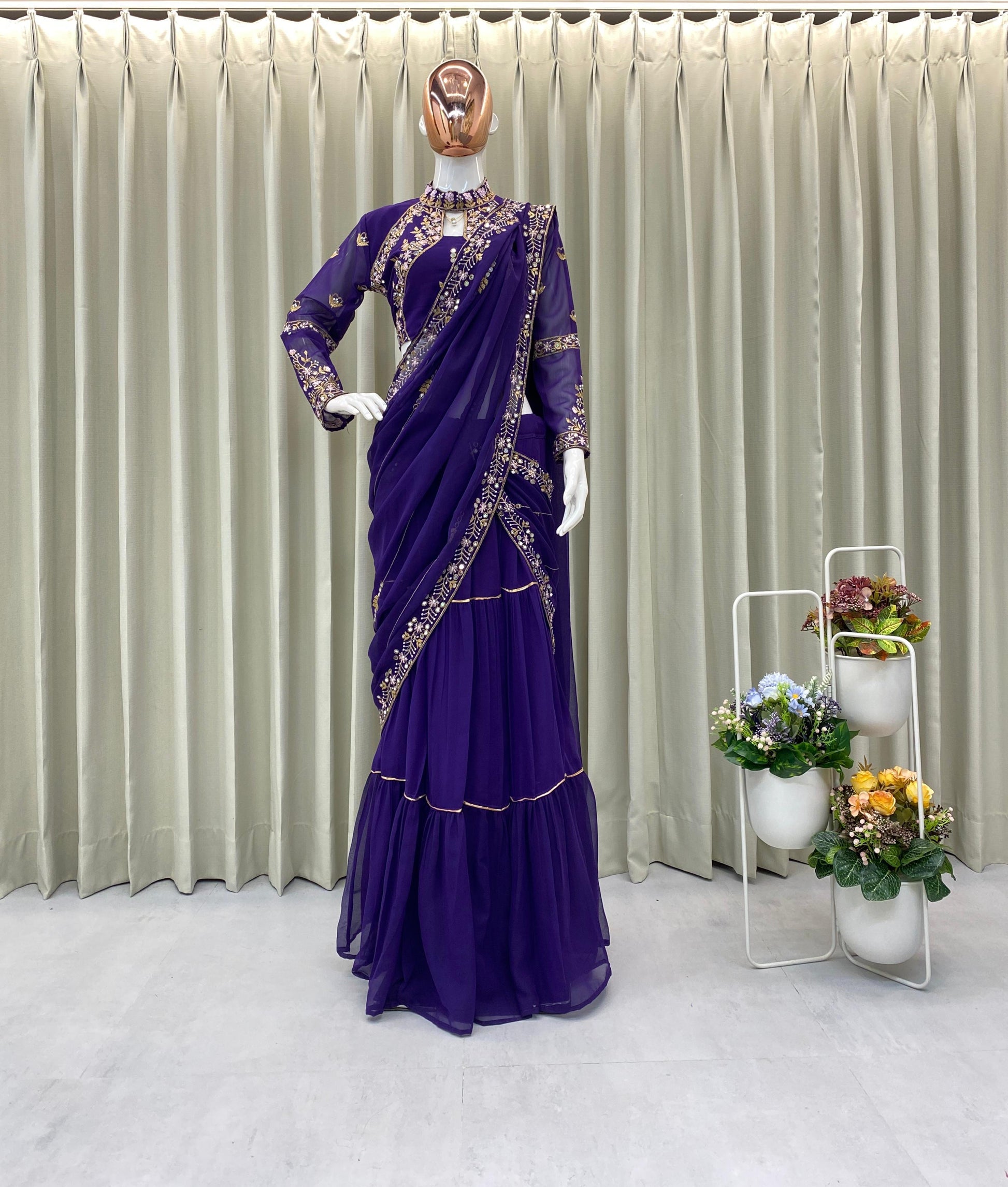 Ready to wear sareee