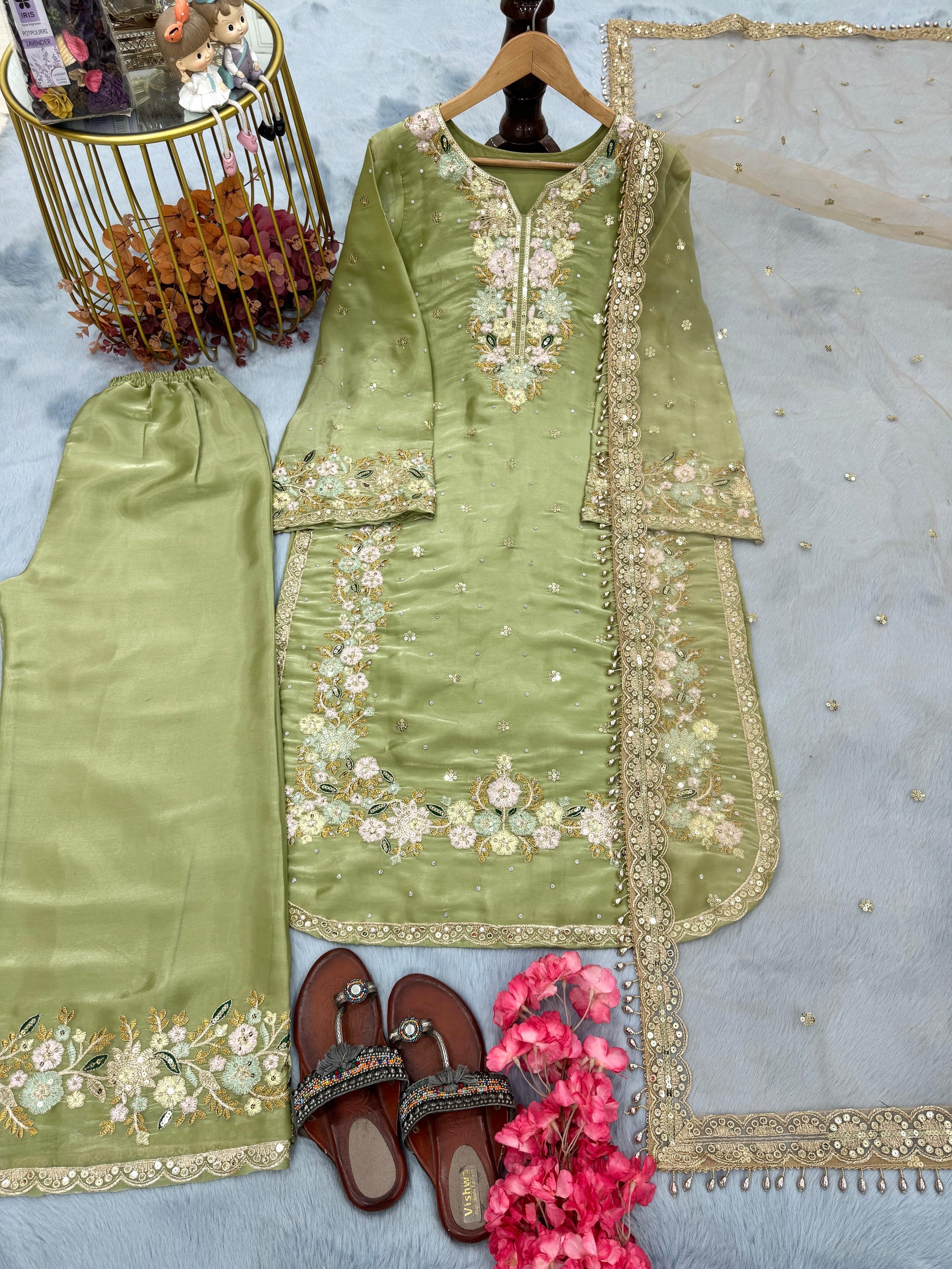 Jimmy choo fabric suit stitched